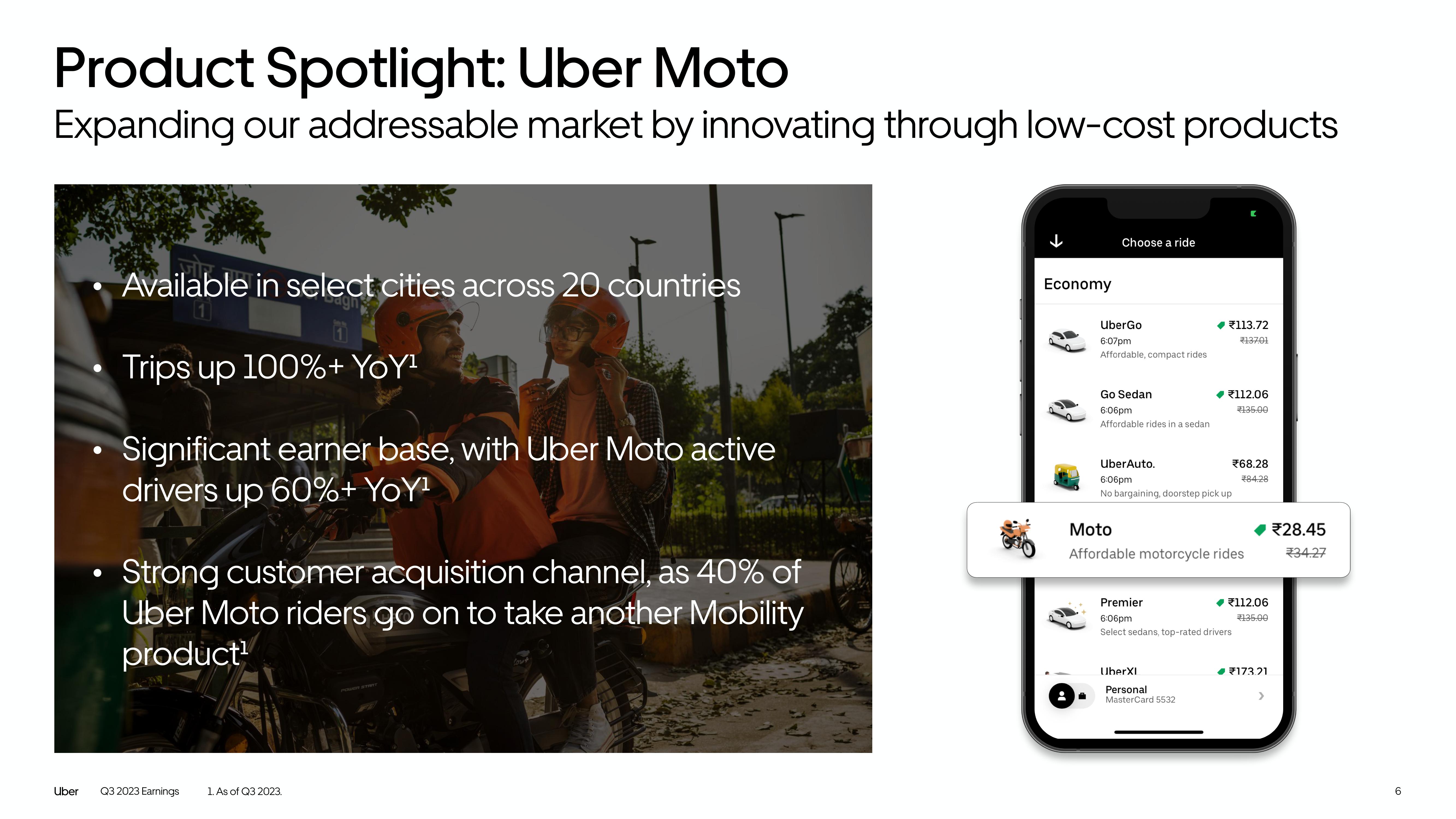 Uber Results Presentation Deck slide image #6