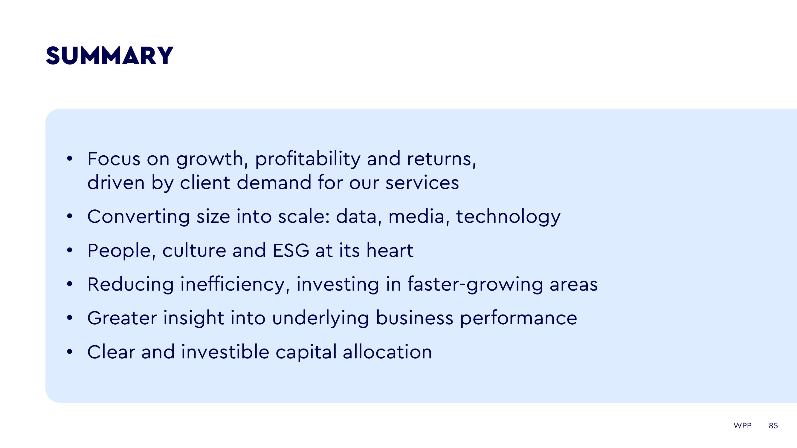 WPP Investor Day Presentation Deck slide image #85