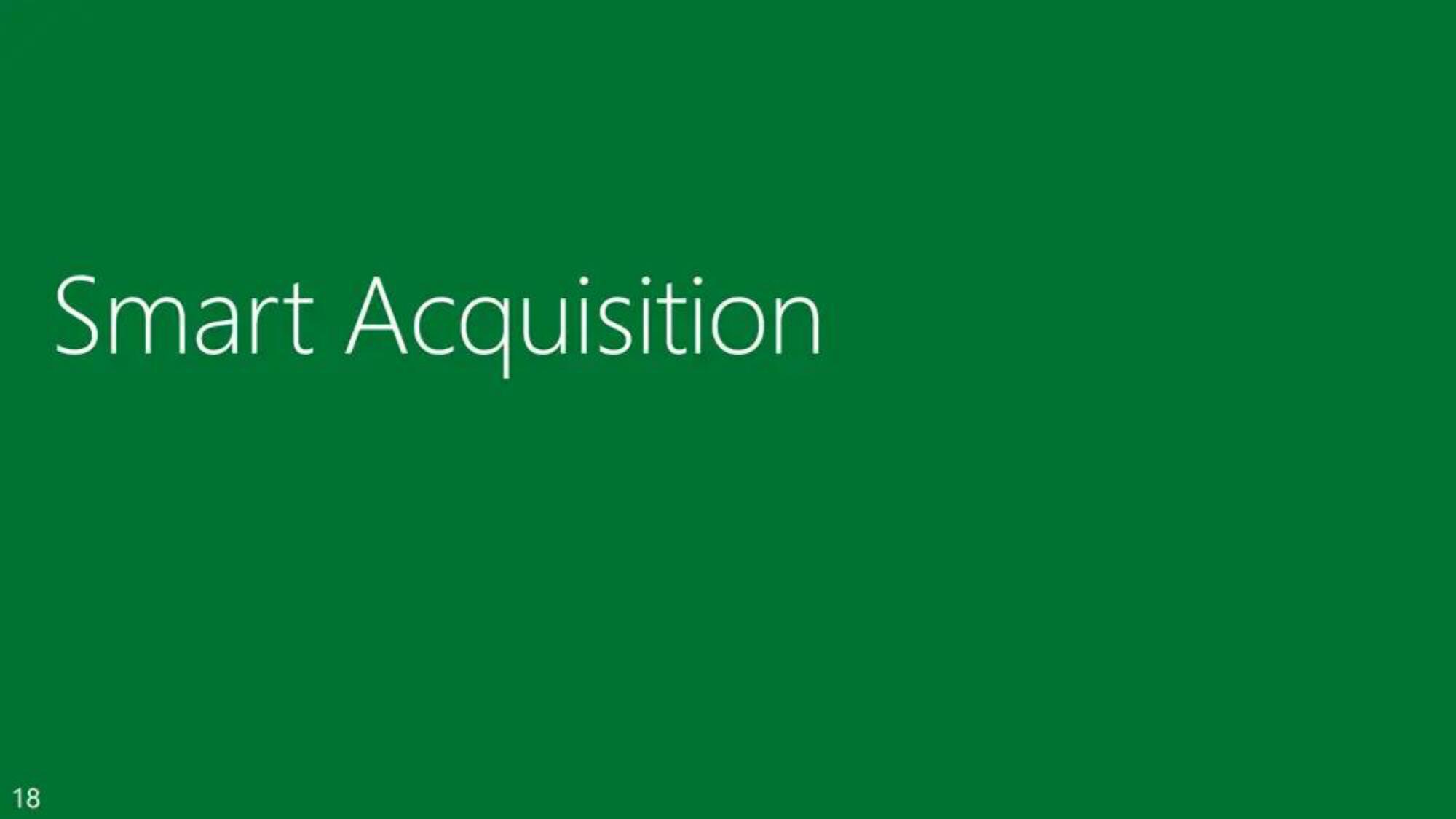 Microsoft Mergers and Acquisitions Presentation Deck slide image #18