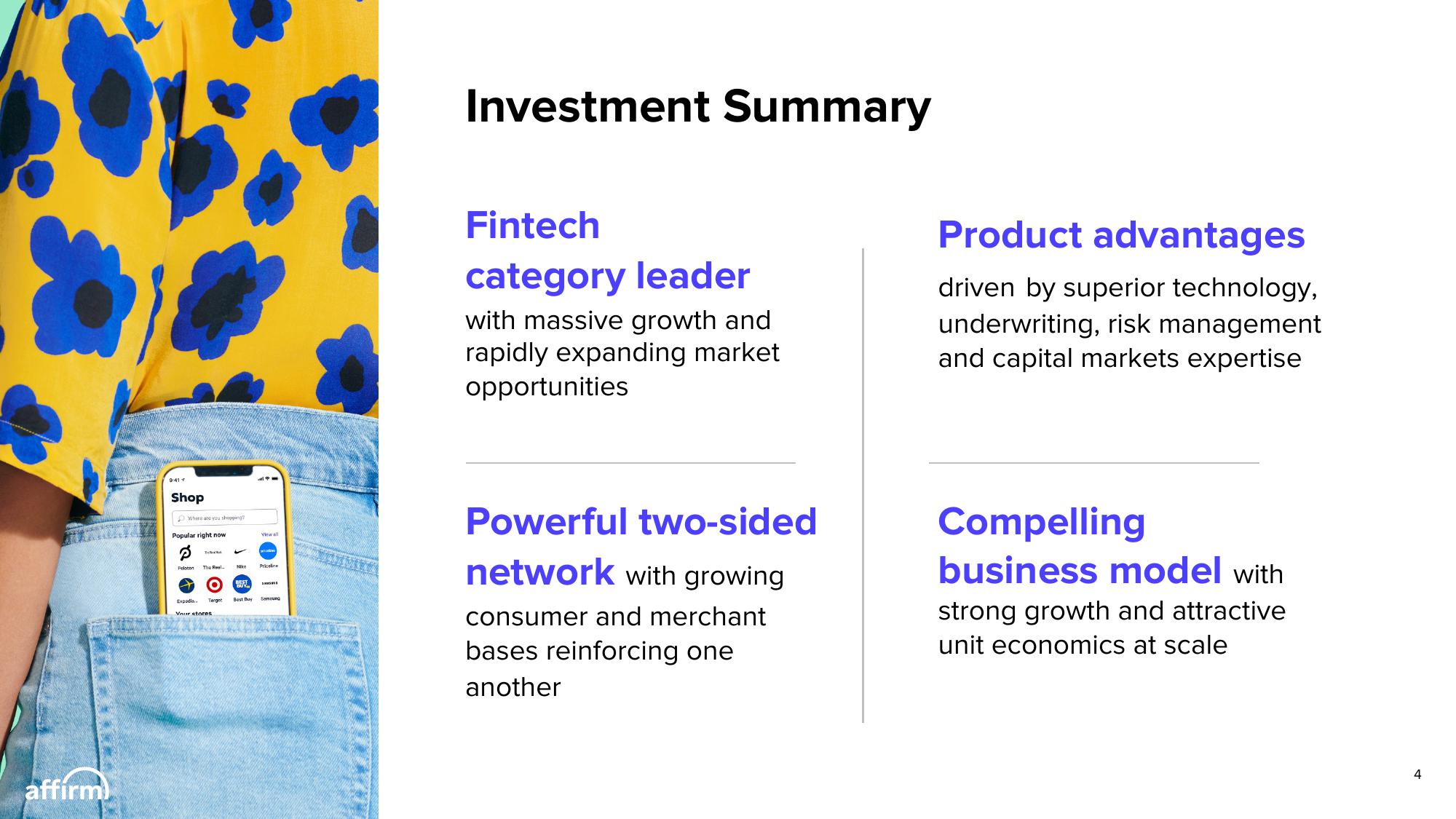 Affirm Investor Presentation Deck slide image #4