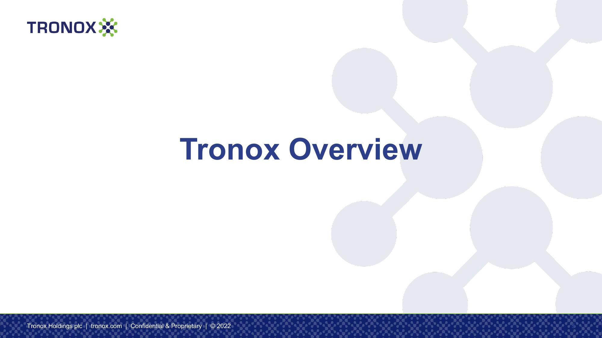 Tronox Investor Presentation slide image #5