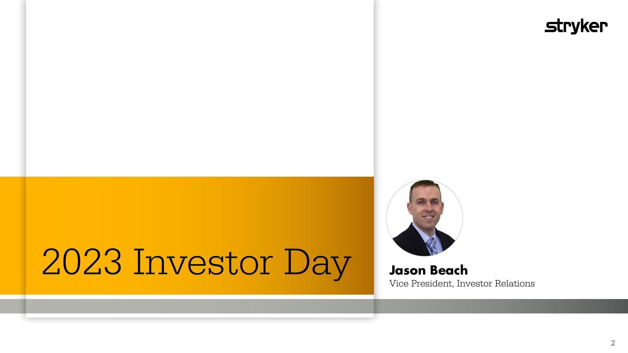 2023 Investor Day slide image #2