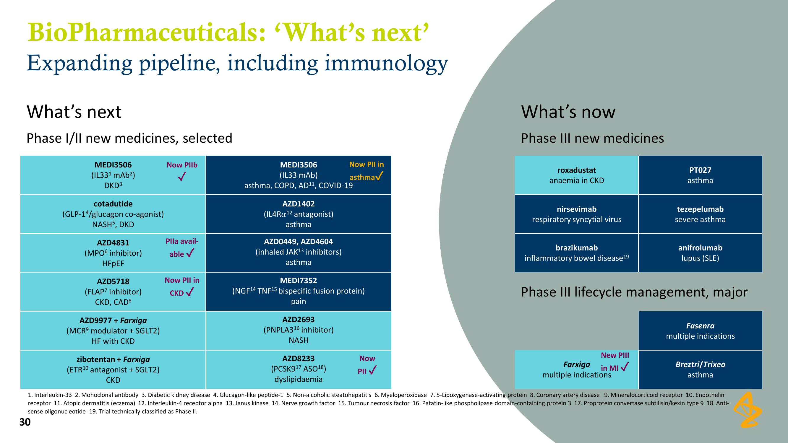 AstraZeneca Results Presentation Deck slide image #30