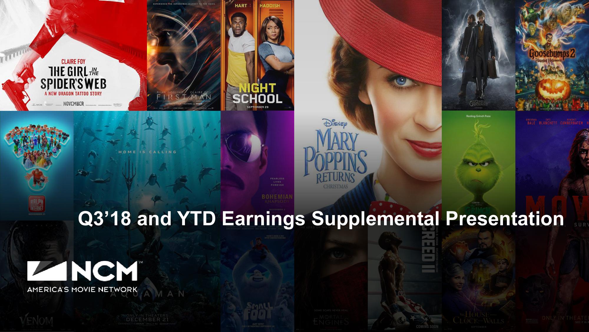 Q3’18 and YTD Earnings Supplemental Presentation image