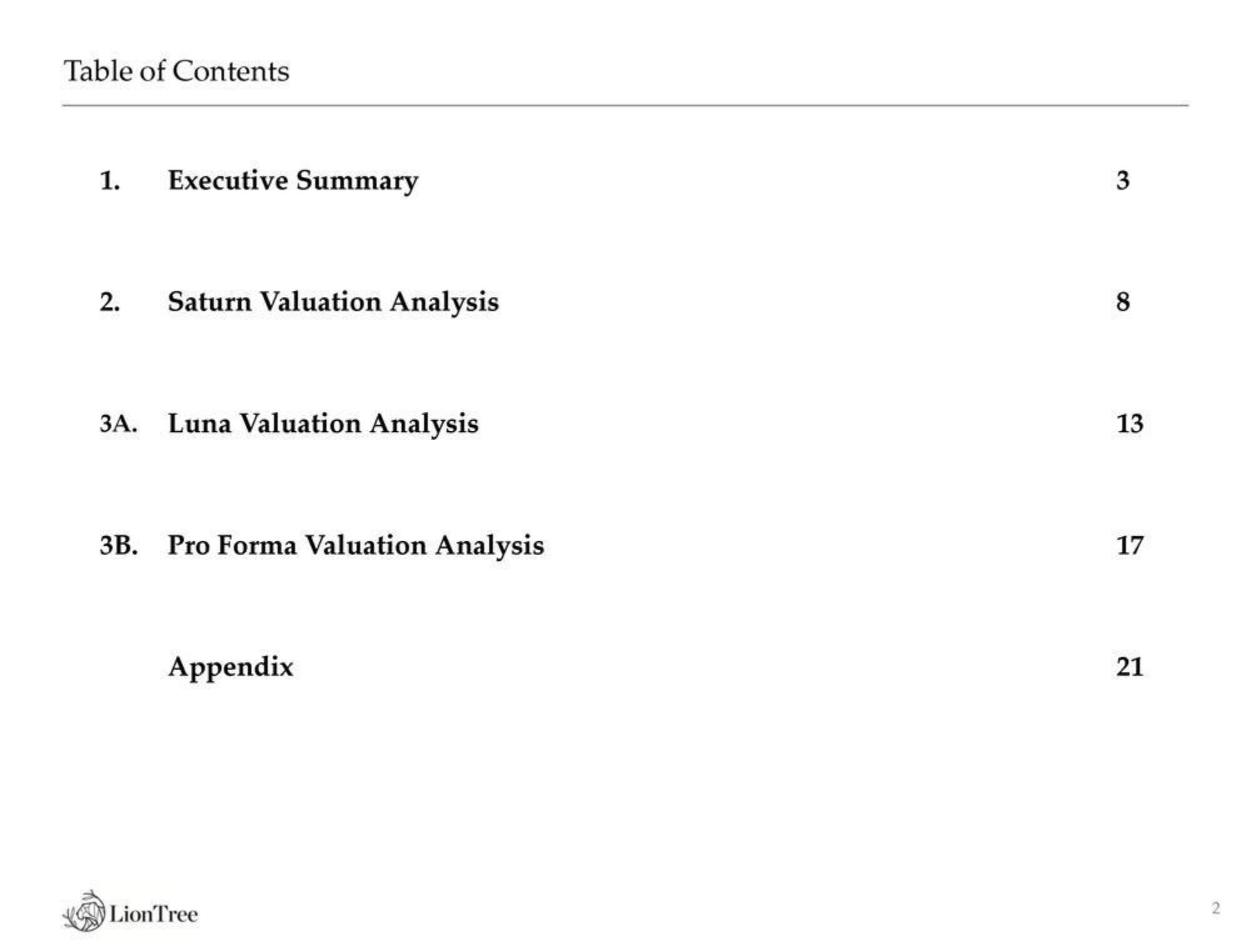 LionTree Investment Banking Pitch Book slide image #3