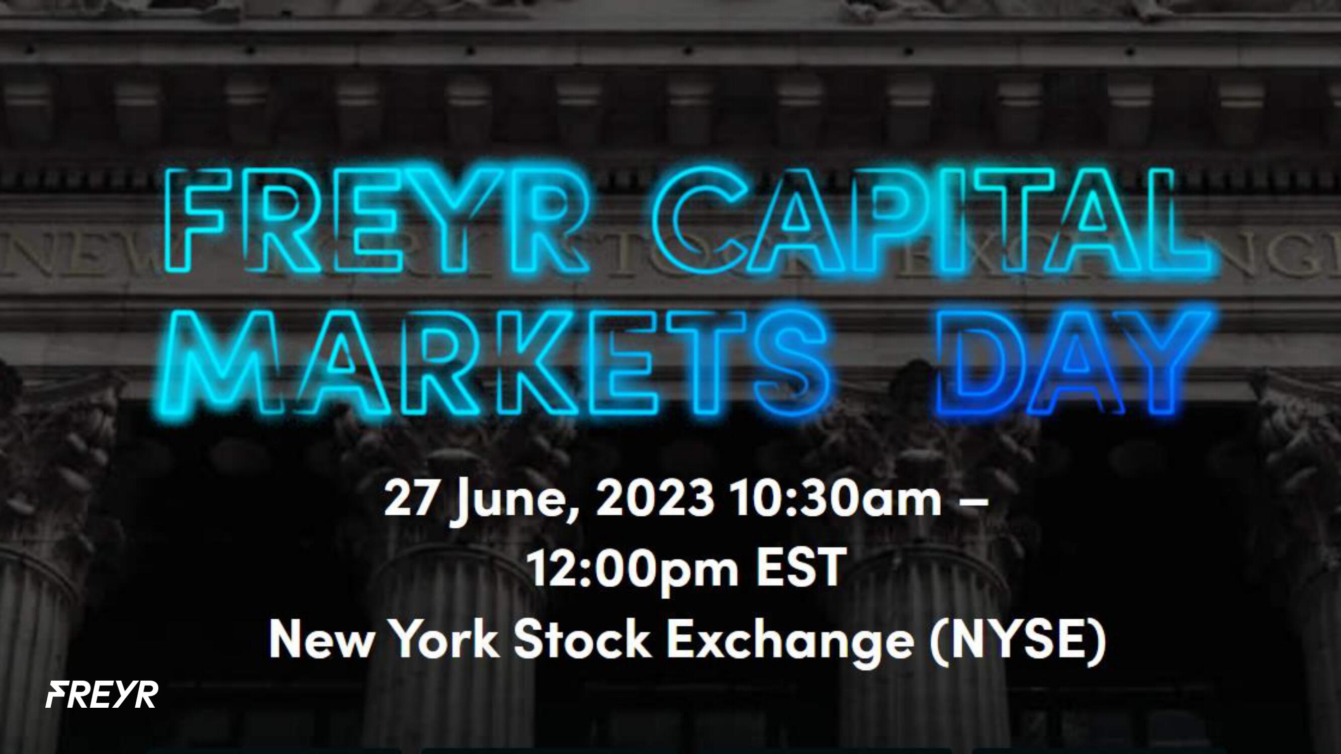 Freyr Investor Day Presentation Deck image