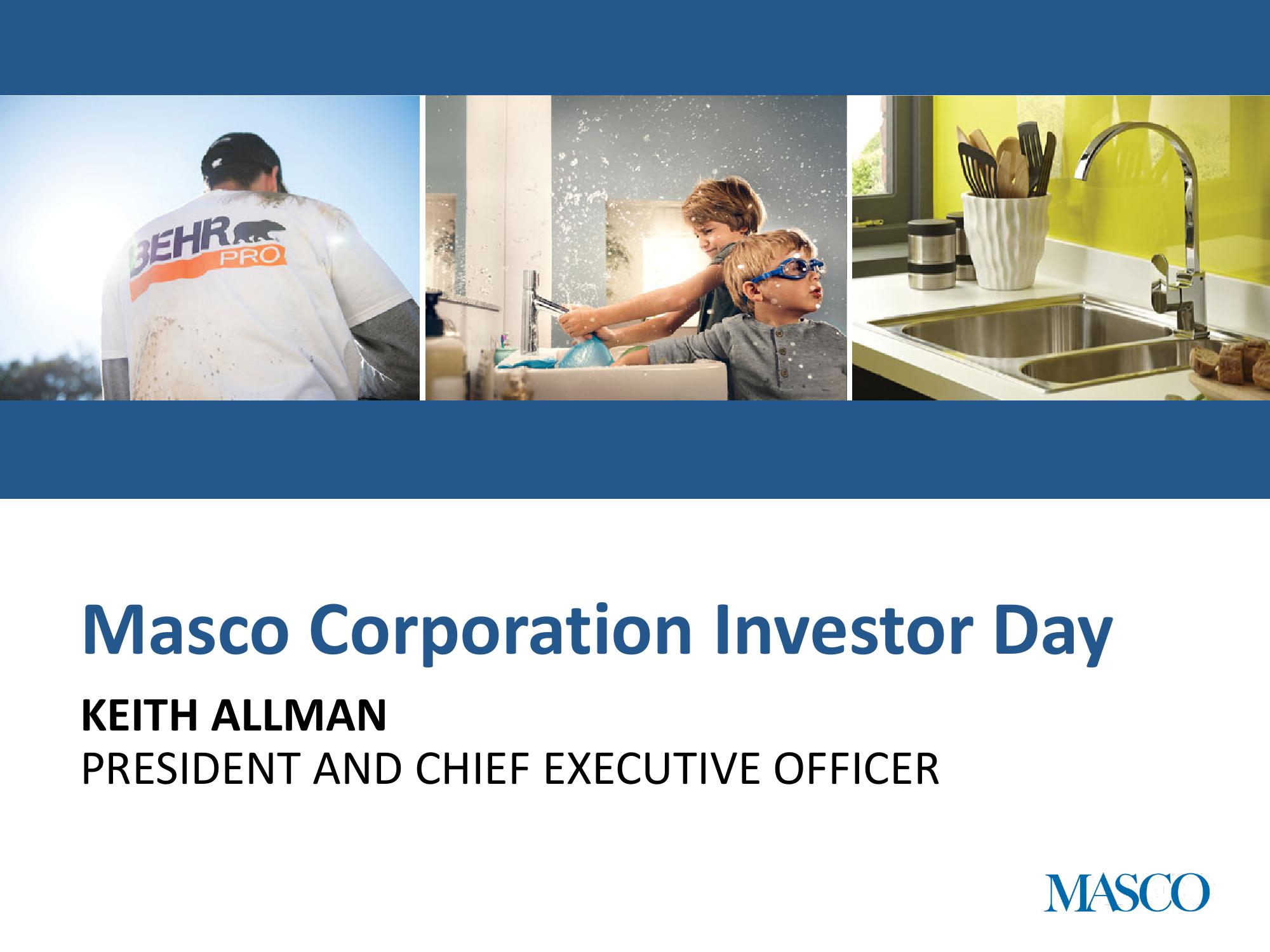 Masco Corporation Investor Day slide image #4