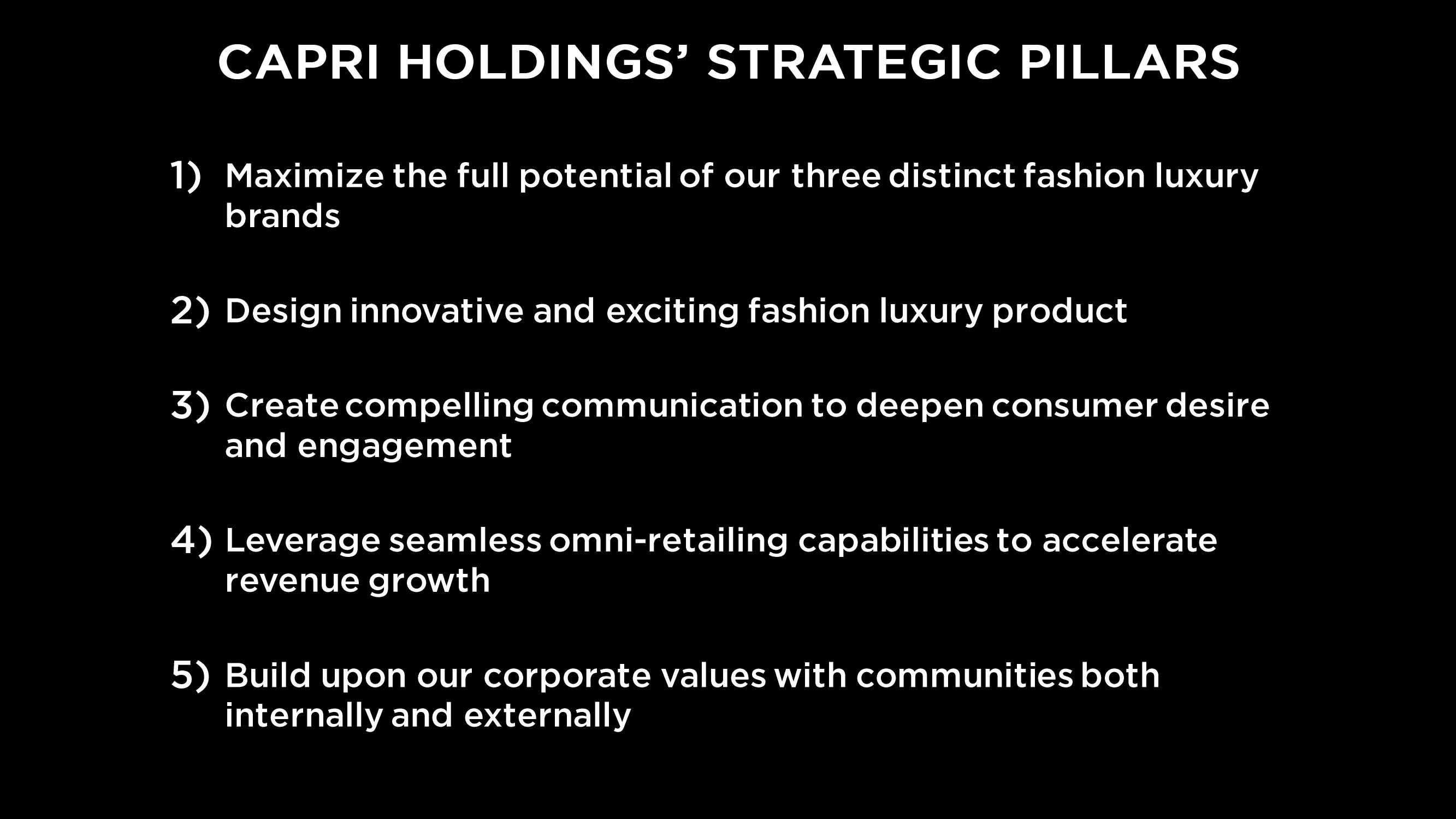 Capri Holdings Results Presentation Deck slide image #2