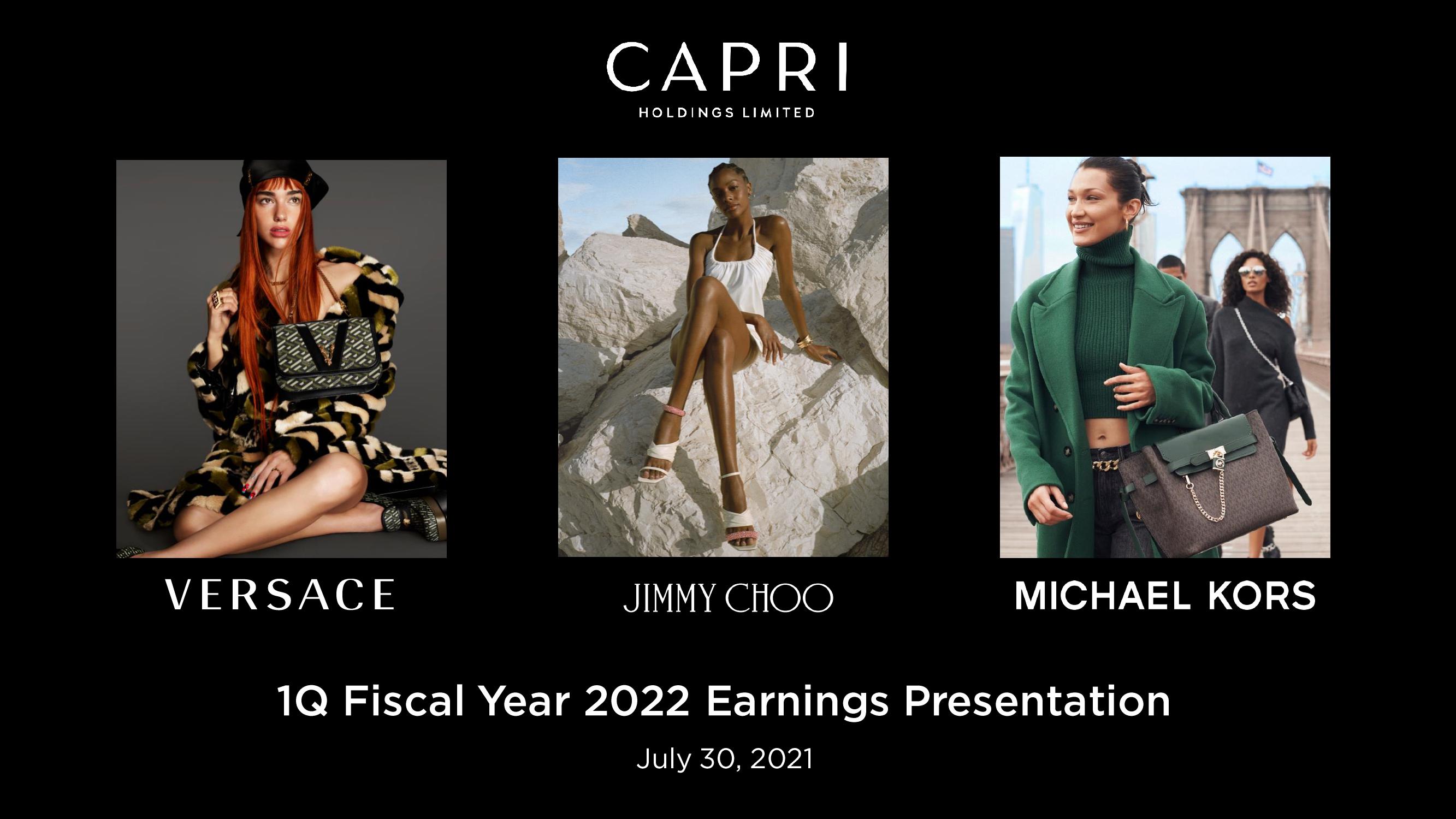 Capri Holdings Results Presentation Deck image