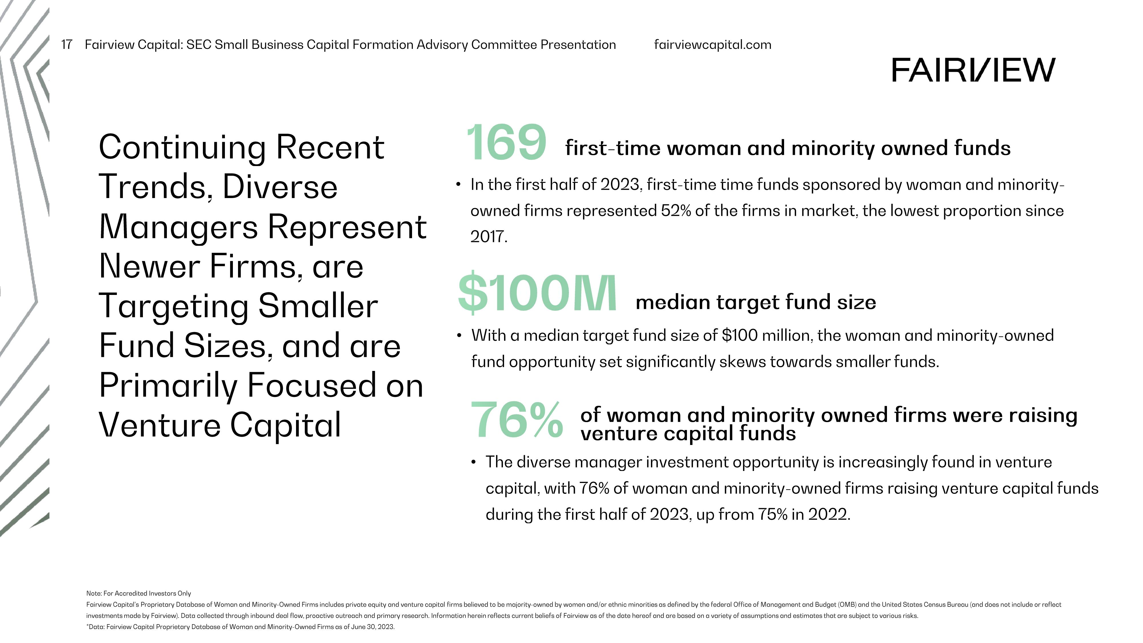 Perspectives on Diverse and Emerging Manager Investing In Venture Capital and Private Equity slide image #17