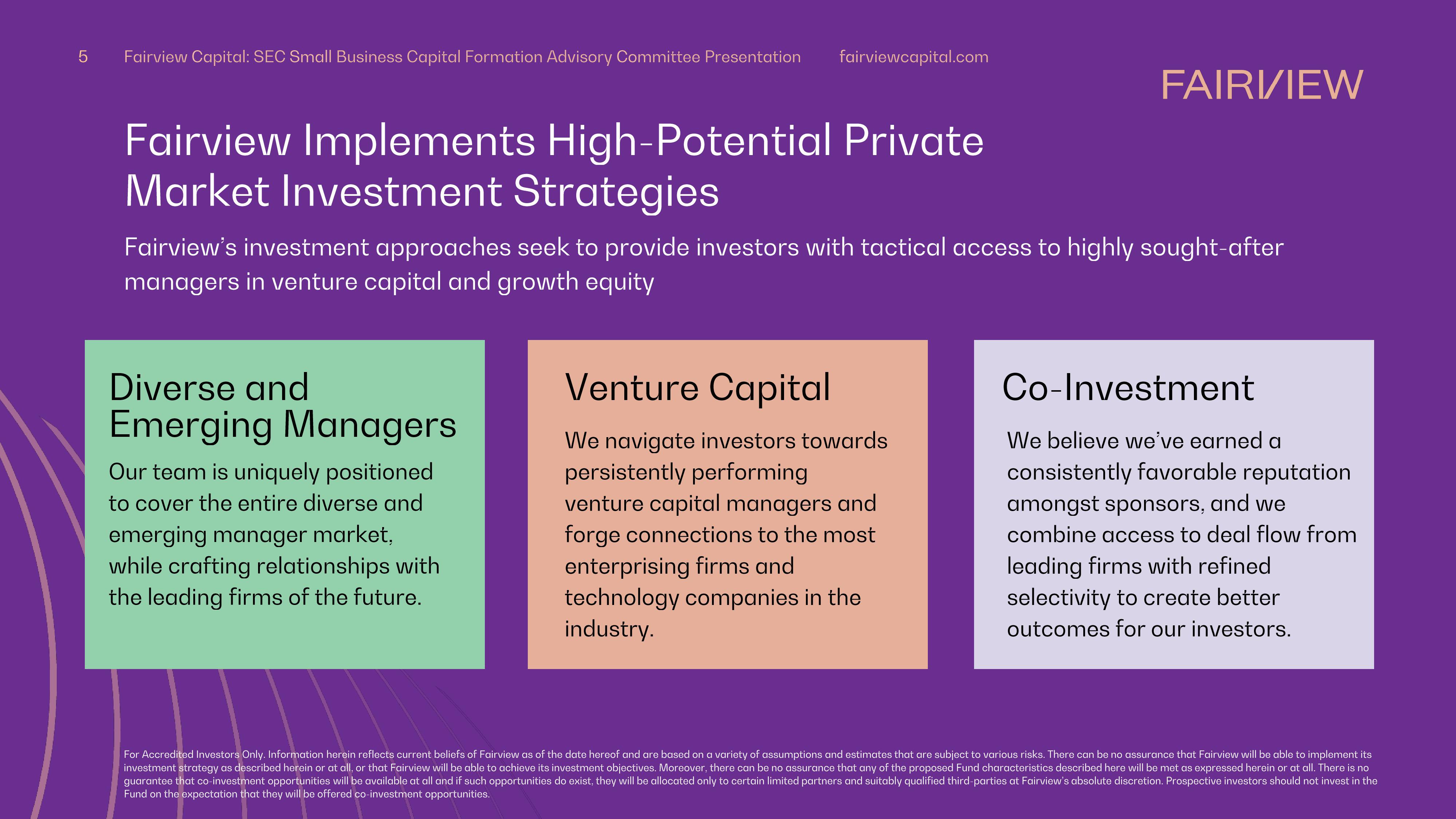 Perspectives on Diverse and Emerging Manager Investing In Venture Capital and Private Equity slide image #5