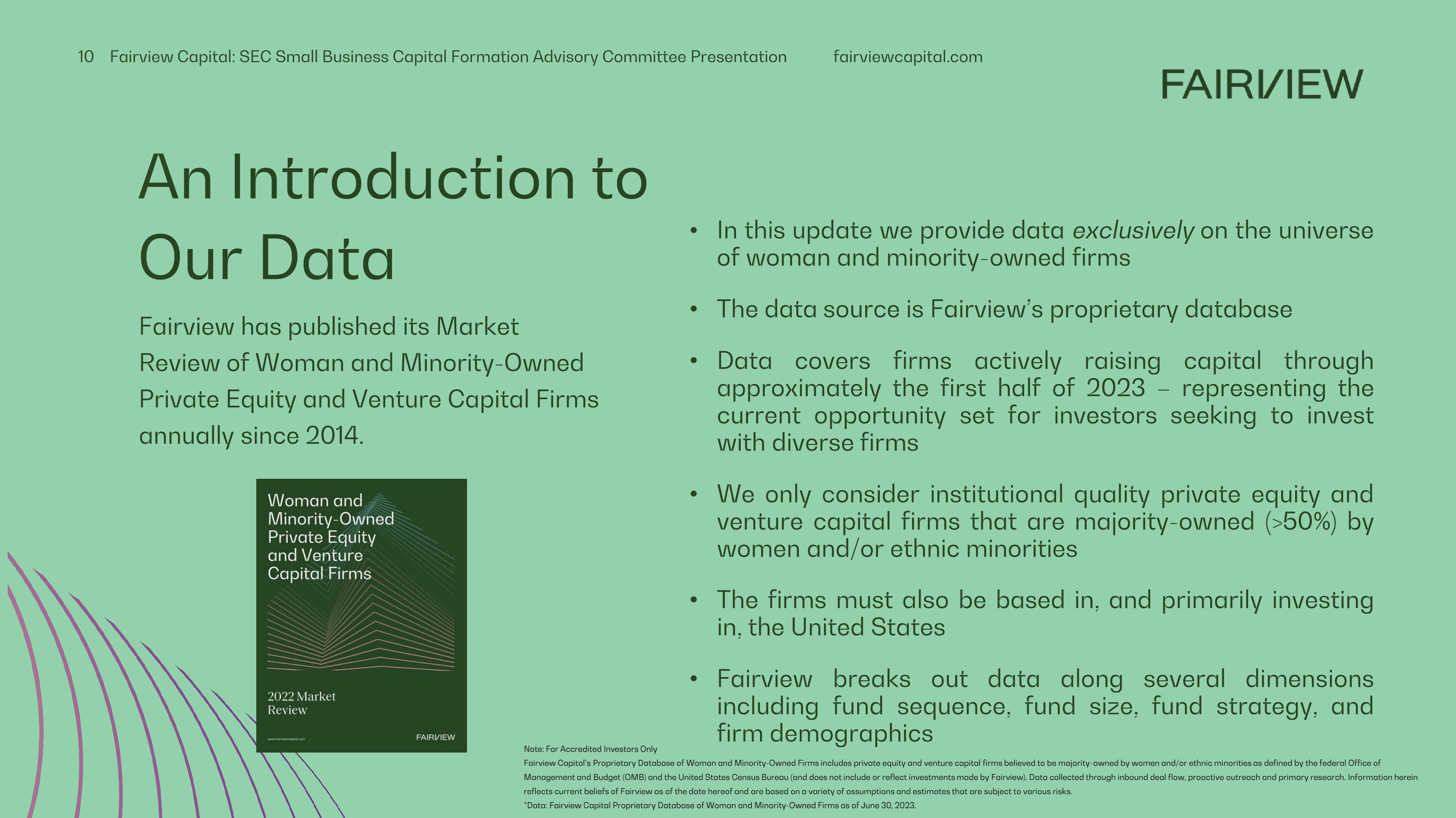 Perspectives on Diverse and Emerging Manager Investing In Venture Capital and Private Equity slide image #10