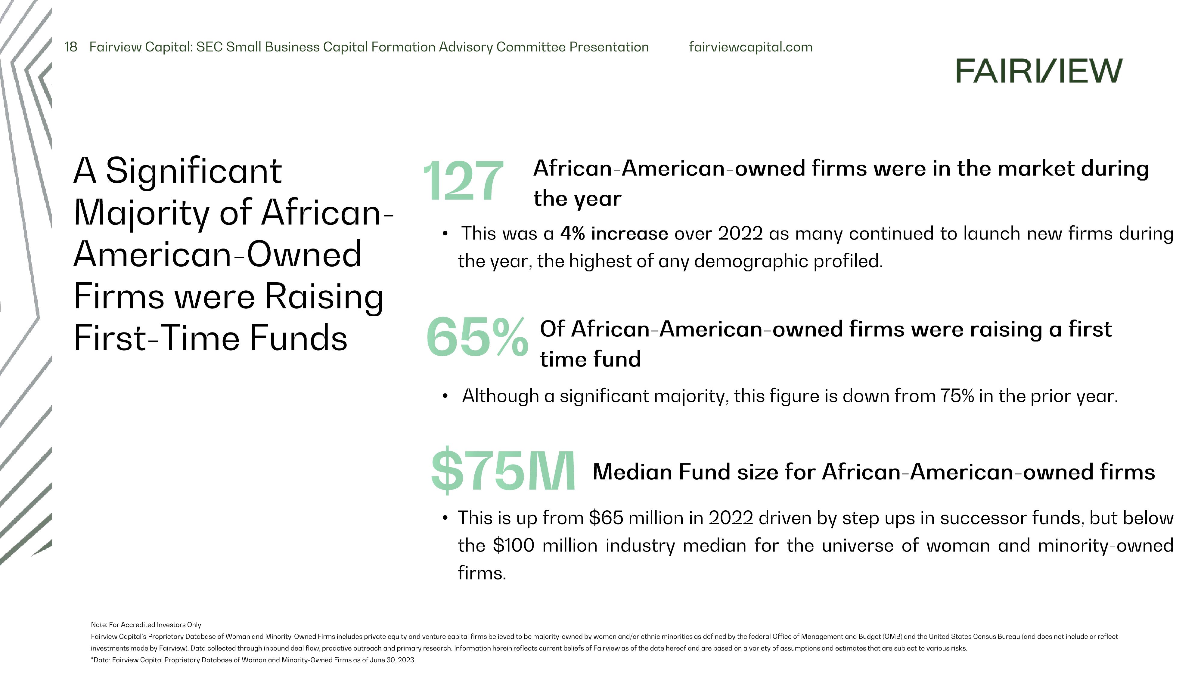 Perspectives on Diverse and Emerging Manager Investing In Venture Capital and Private Equity slide image #18