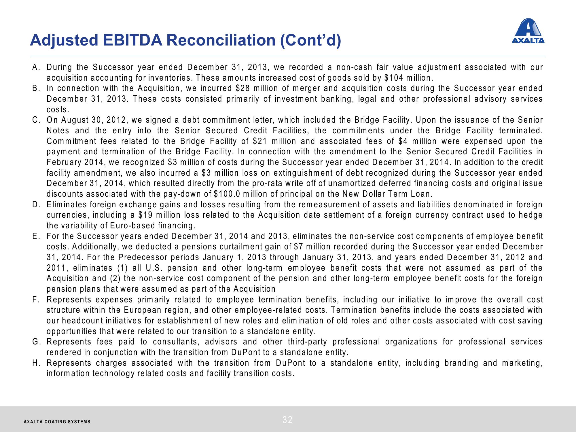 Axalta Coating Systems Investor Presentation slide image #32