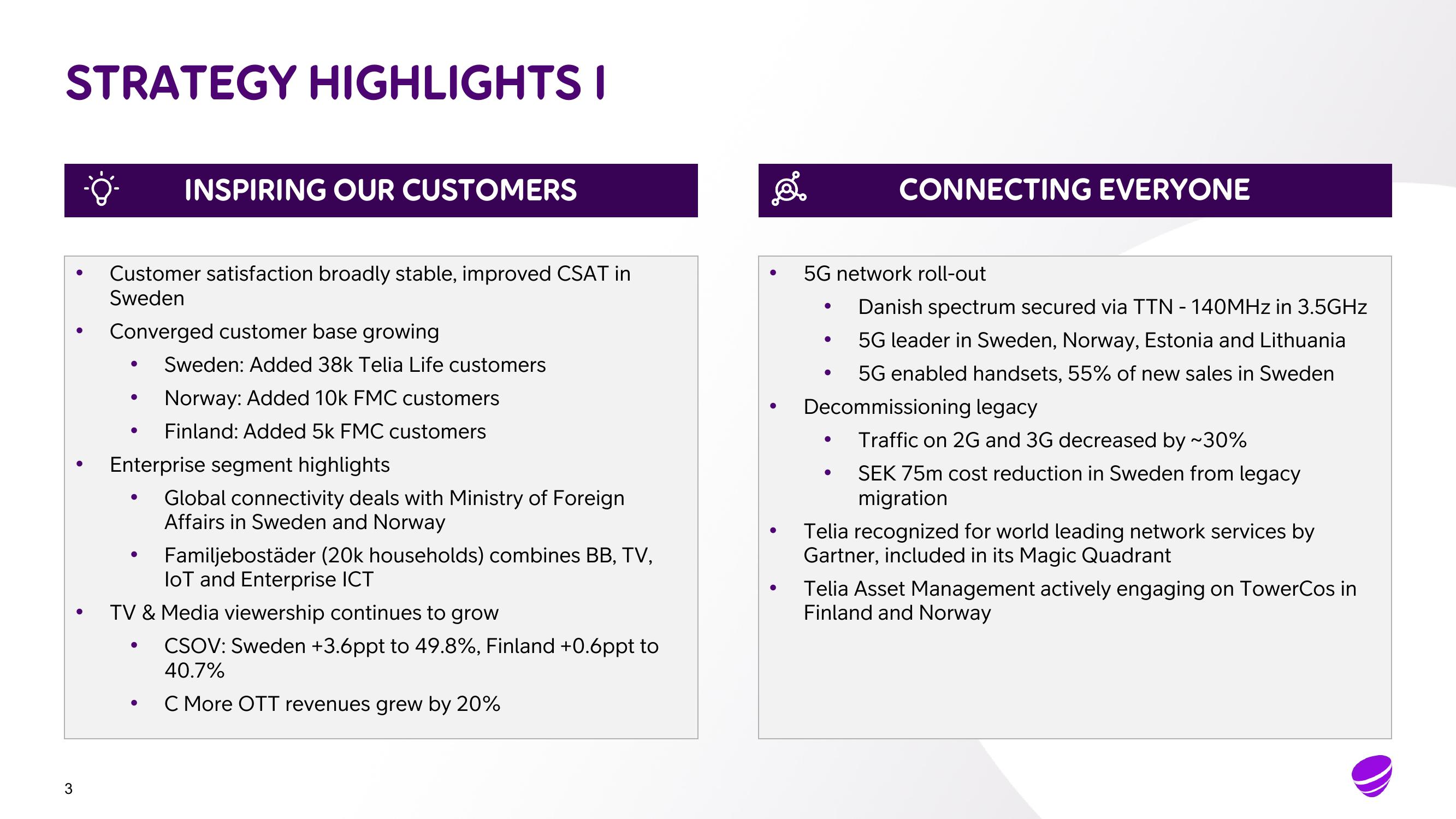 Telia Company Results Presentation Deck slide image #3