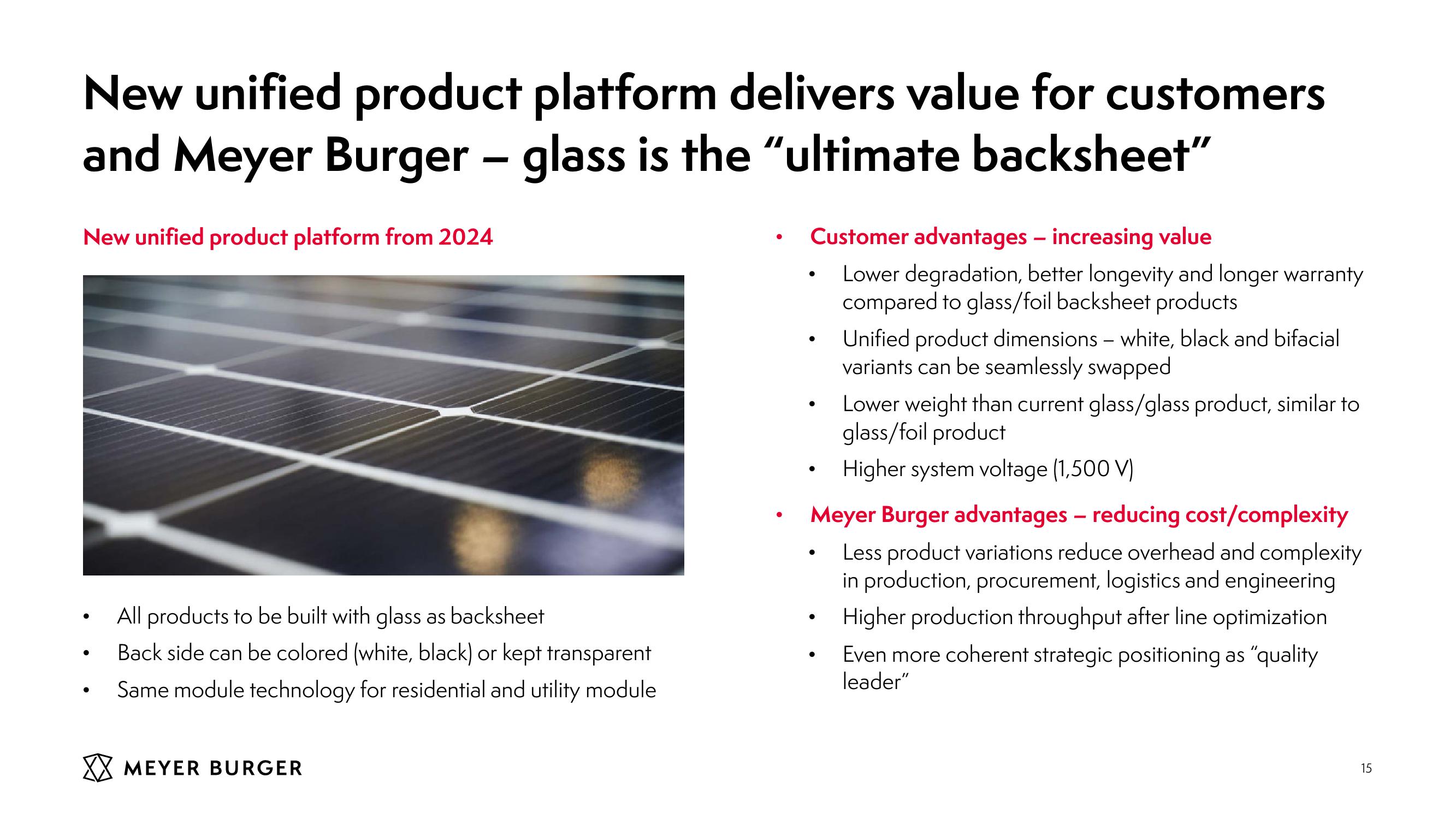 Meyer Burger Investor Presentation slide image #15