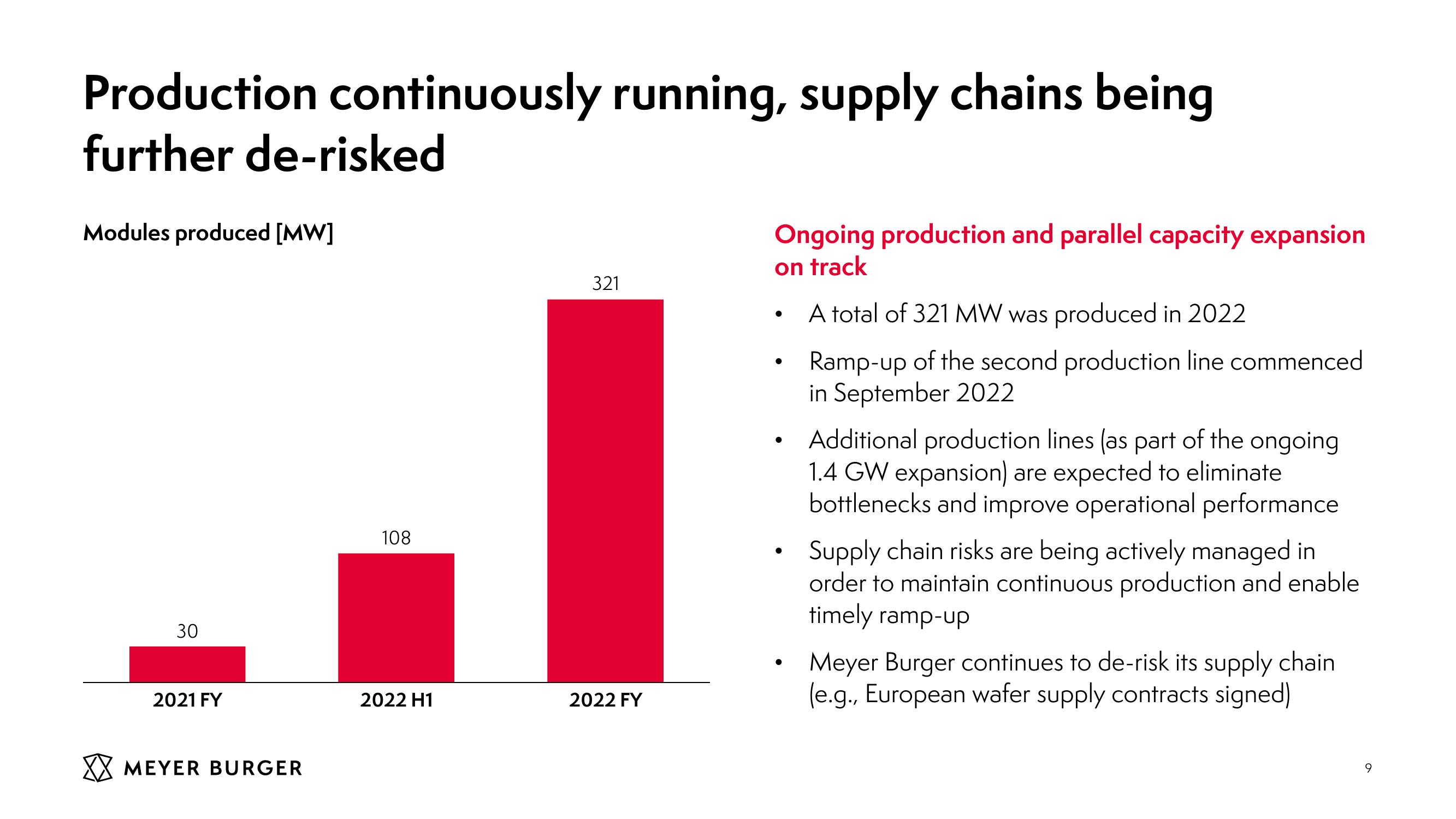 Meyer Burger Investor Presentation slide image #9