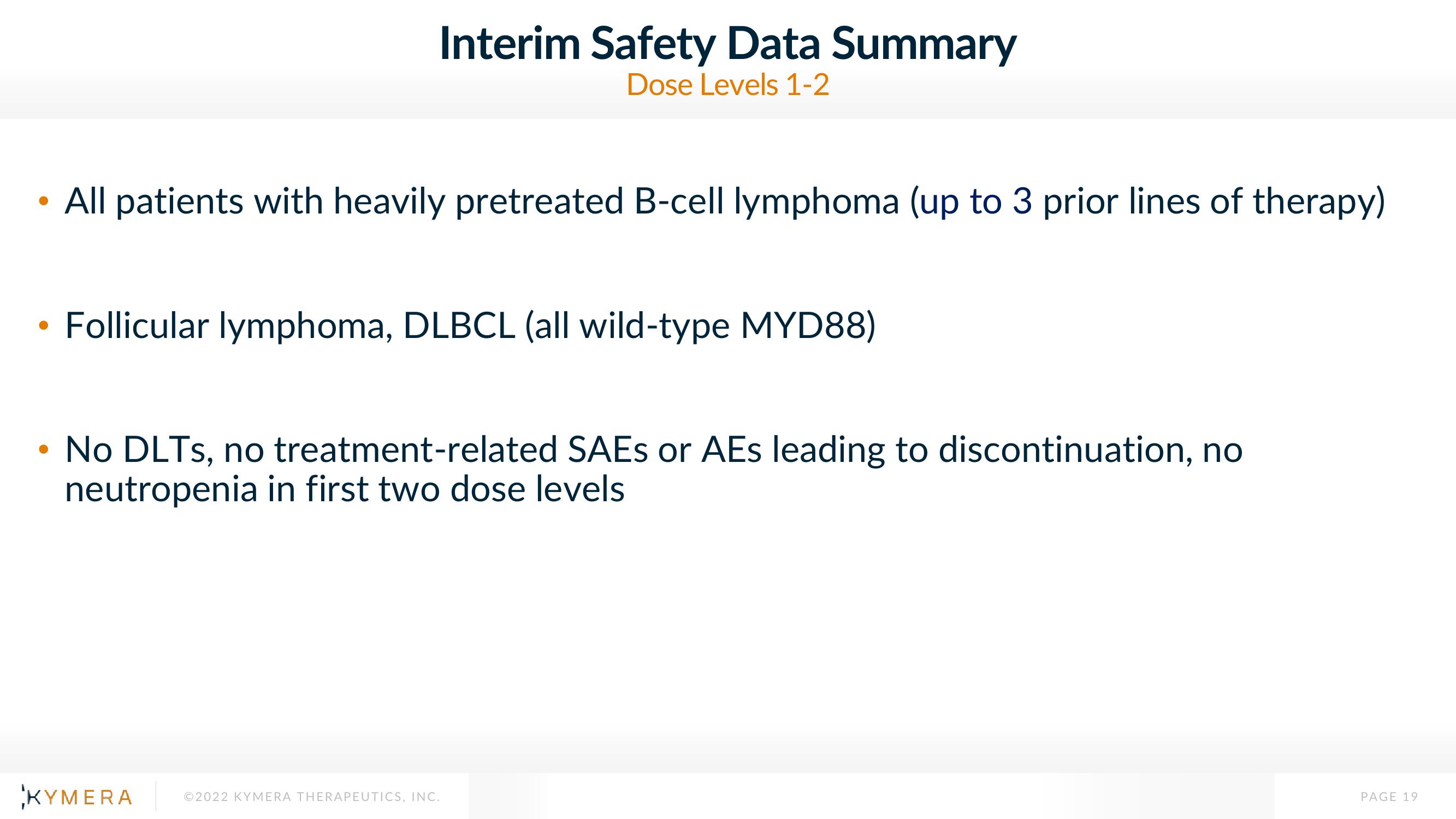 Kymera Results Presentation Deck slide image #19