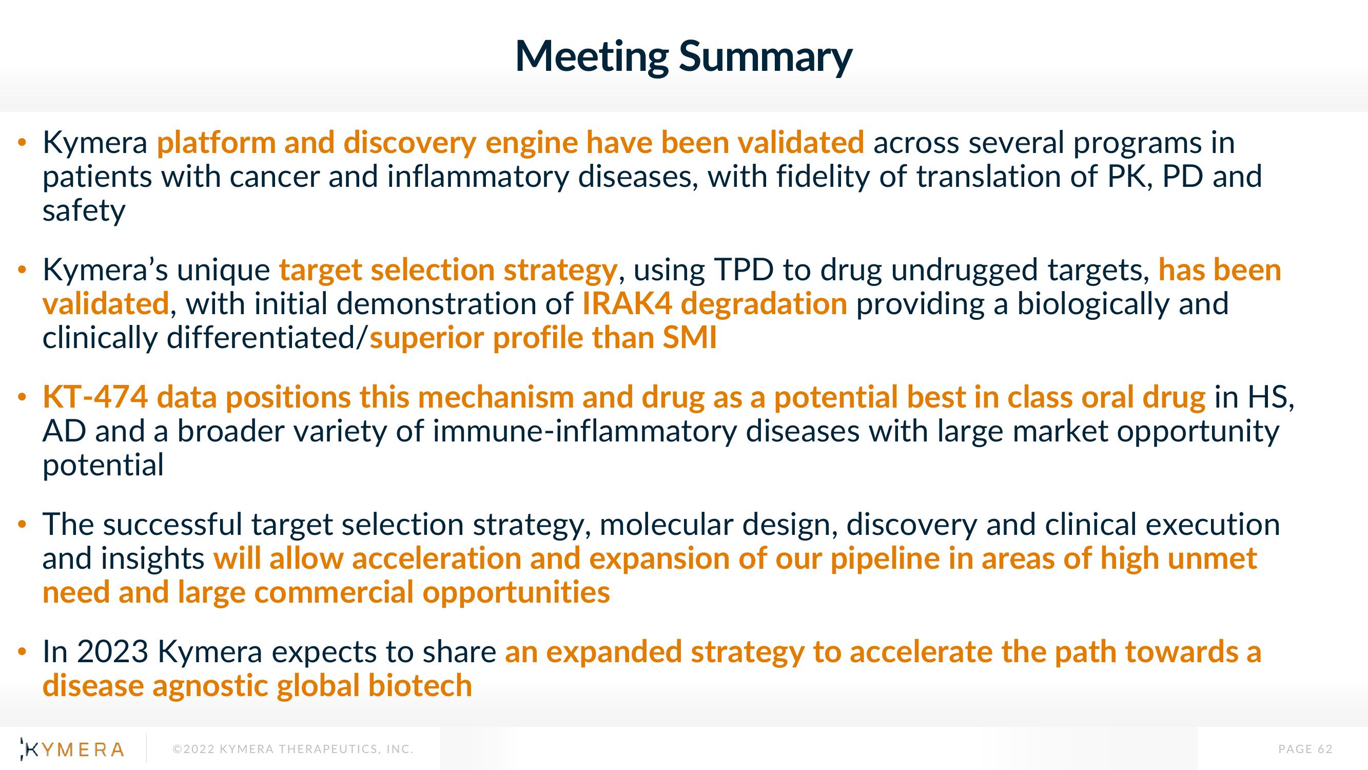 Kymera Results Presentation Deck slide image #62