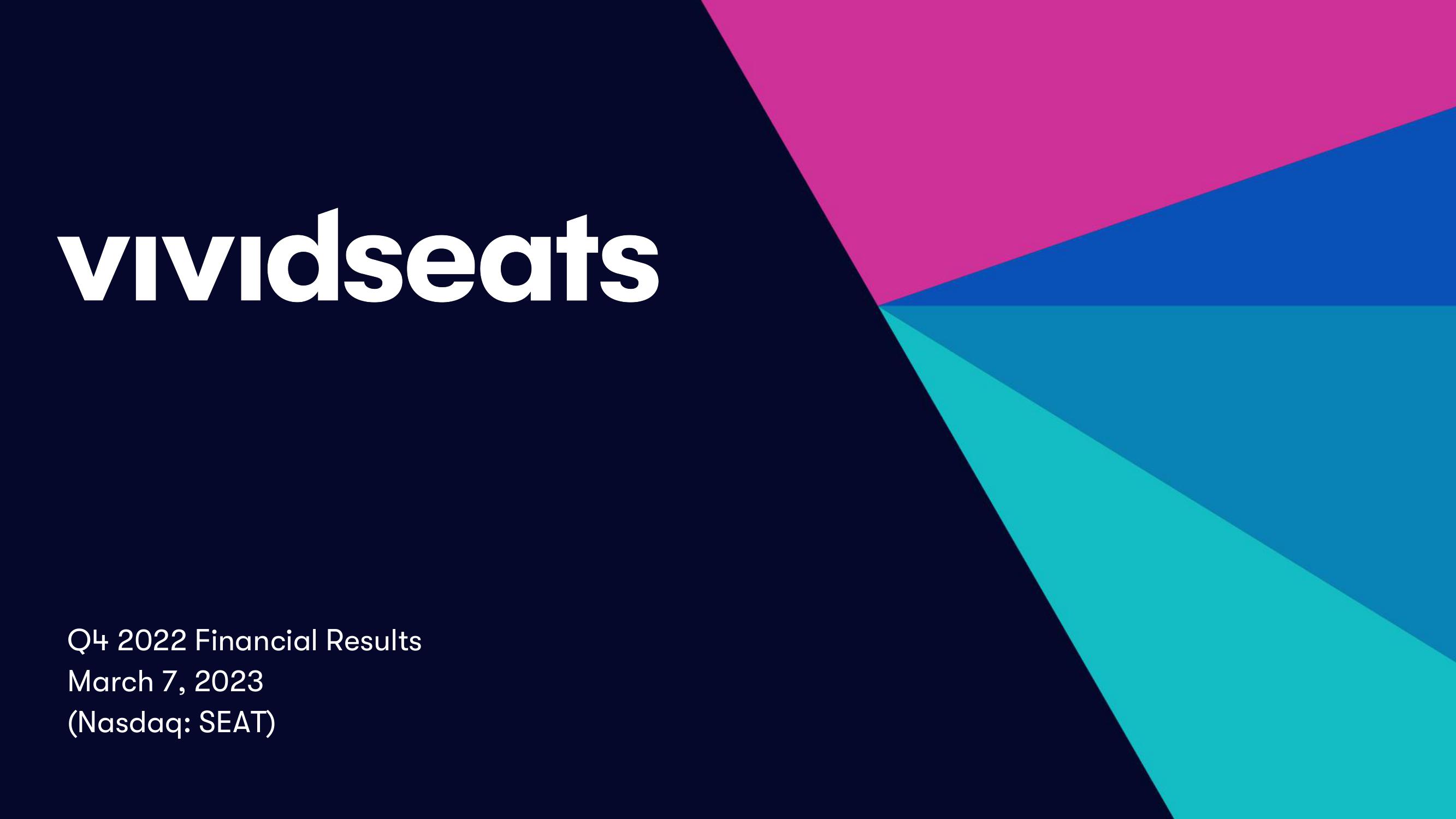 Vivid Seats Results Presentation Deck image