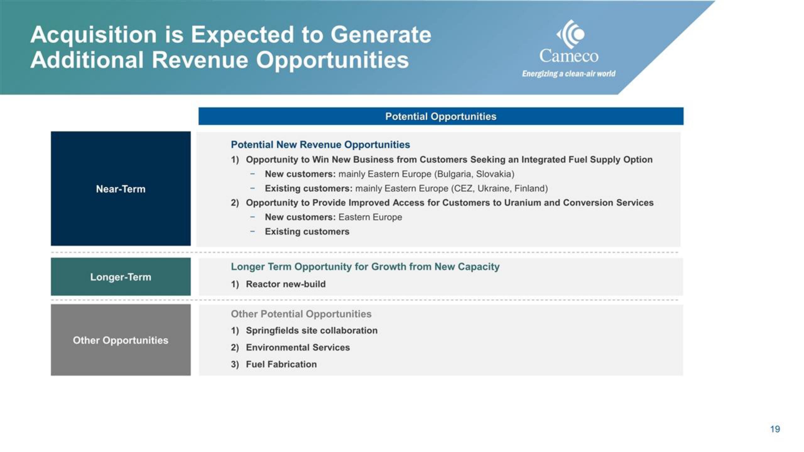 Cameco IPO Presentation Deck slide image #19