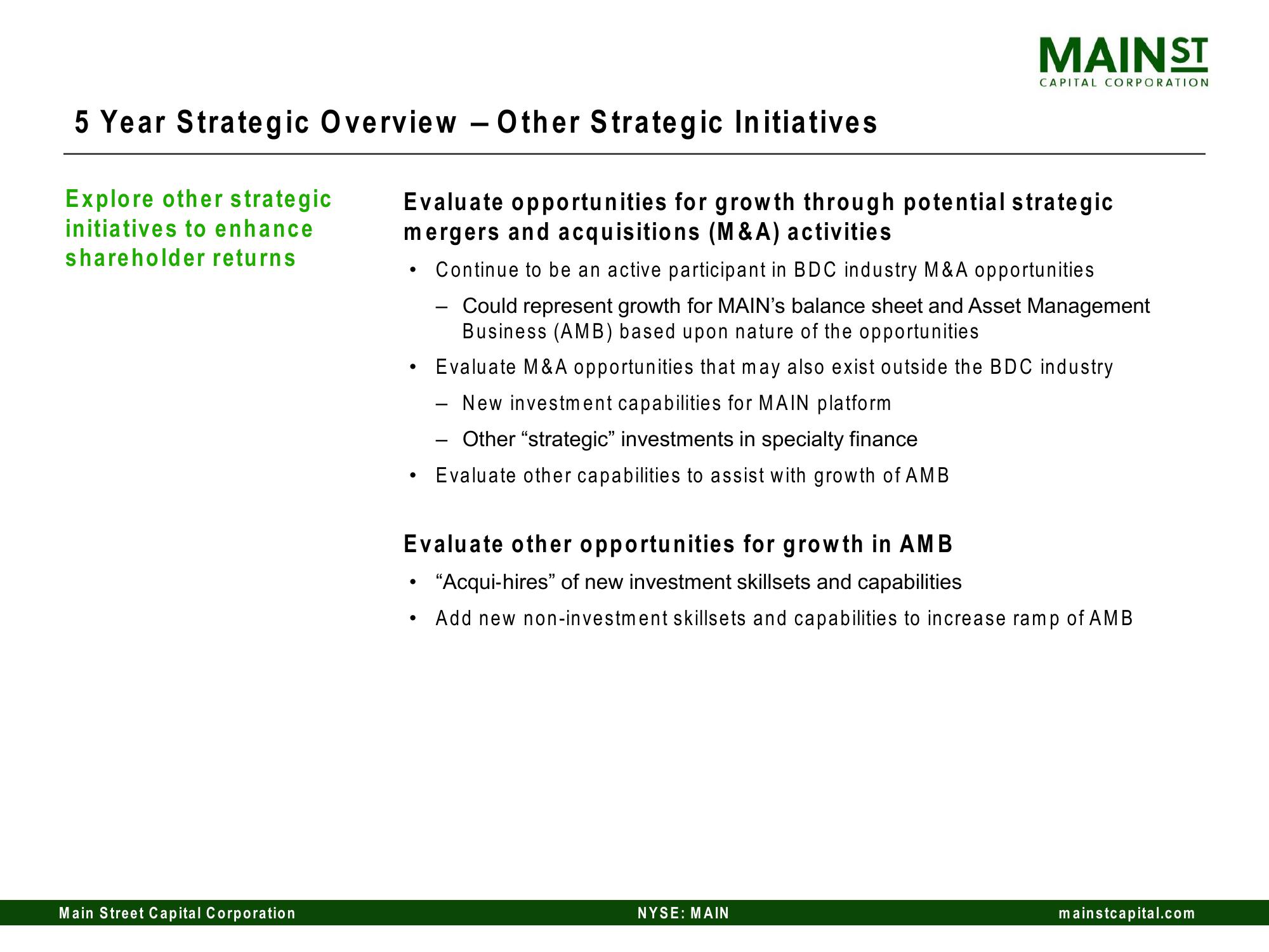 Main Street Capital Investor Day Presentation Deck slide image #153