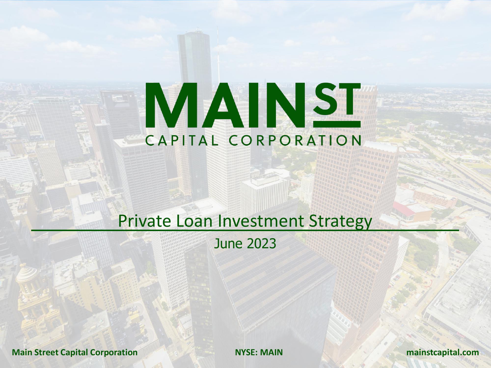 Main Street Capital Investor Day Presentation Deck slide image #103