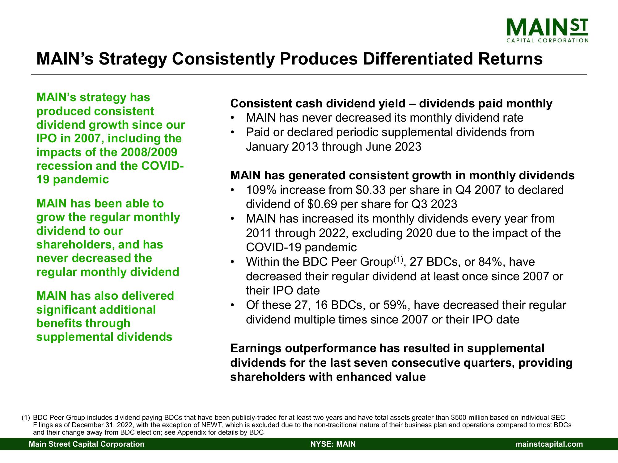 Main Street Capital Investor Day Presentation Deck slide image #21