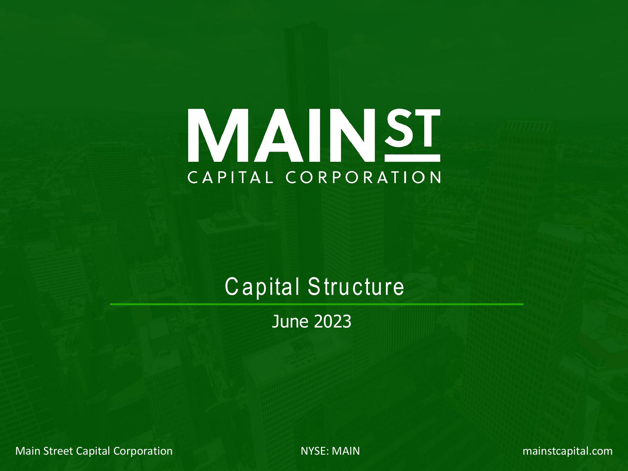 Main Street Capital Investor Day Presentation Deck slide image #58