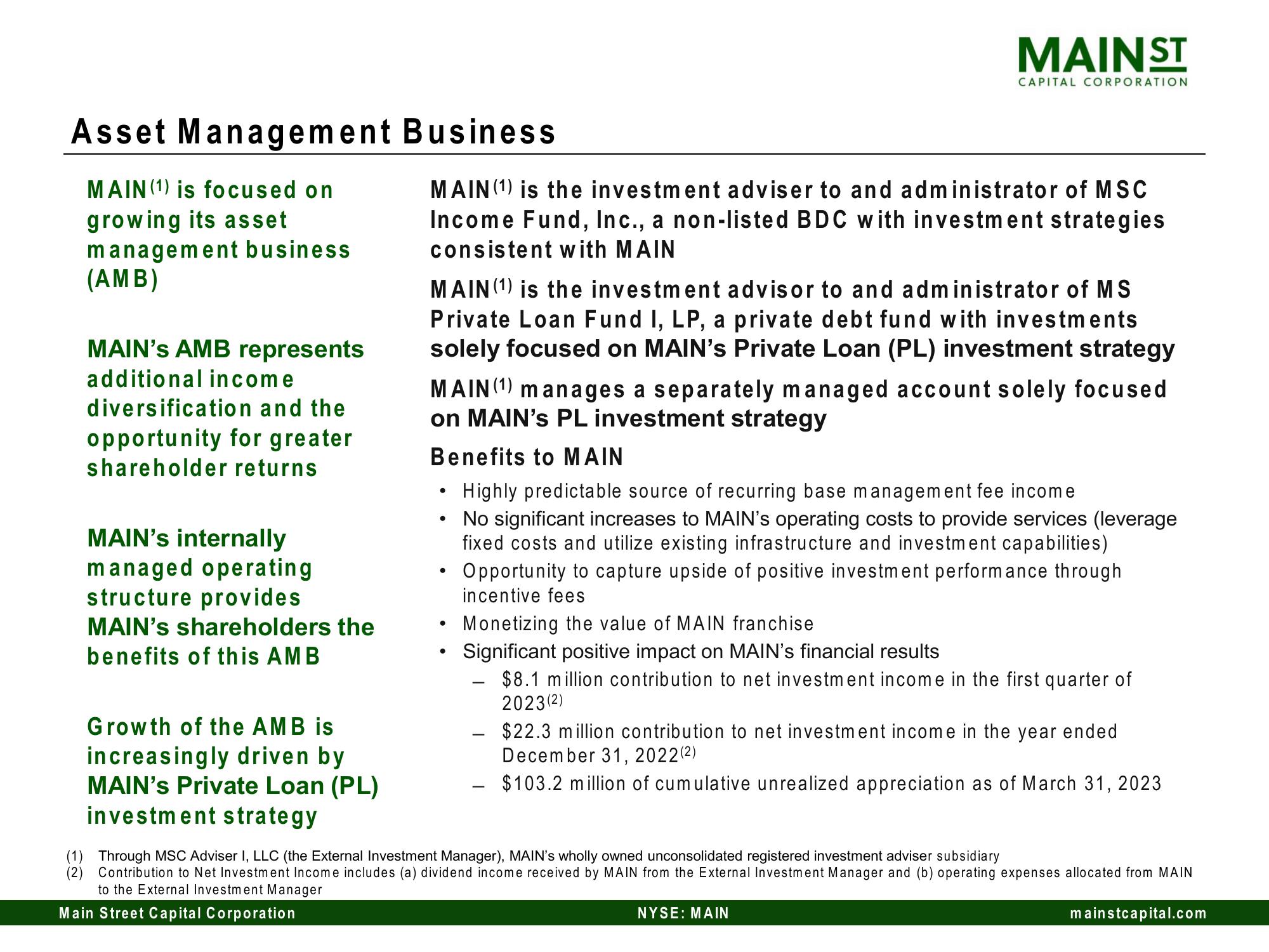 Main Street Capital Investor Day Presentation Deck slide image #130