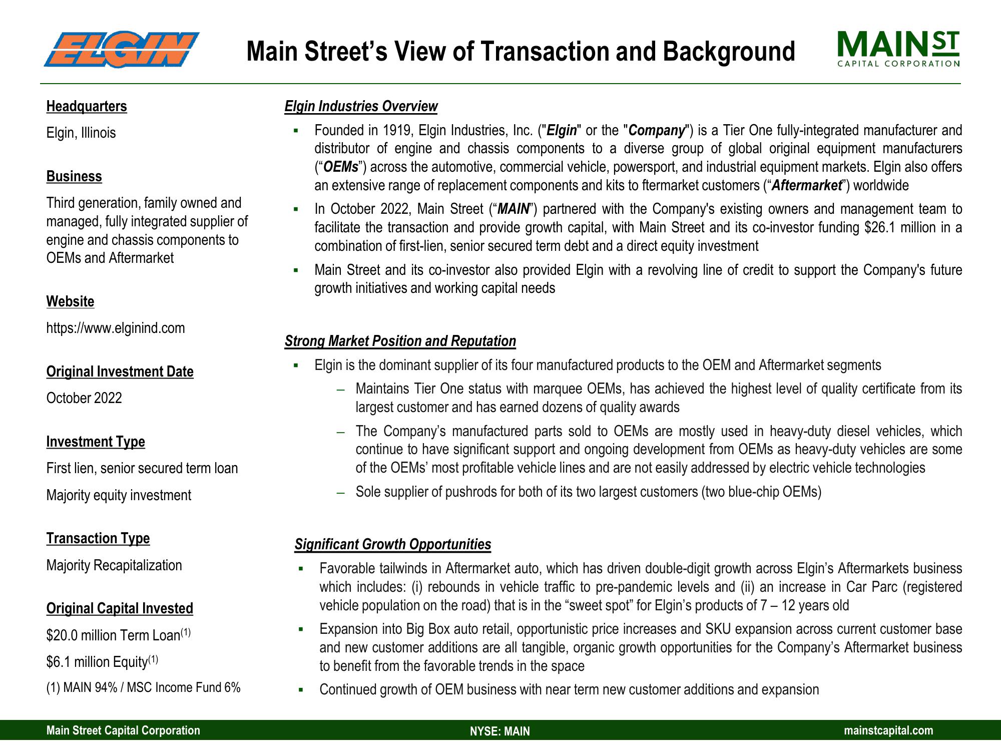 Main Street Capital Investor Day Presentation Deck slide image #90