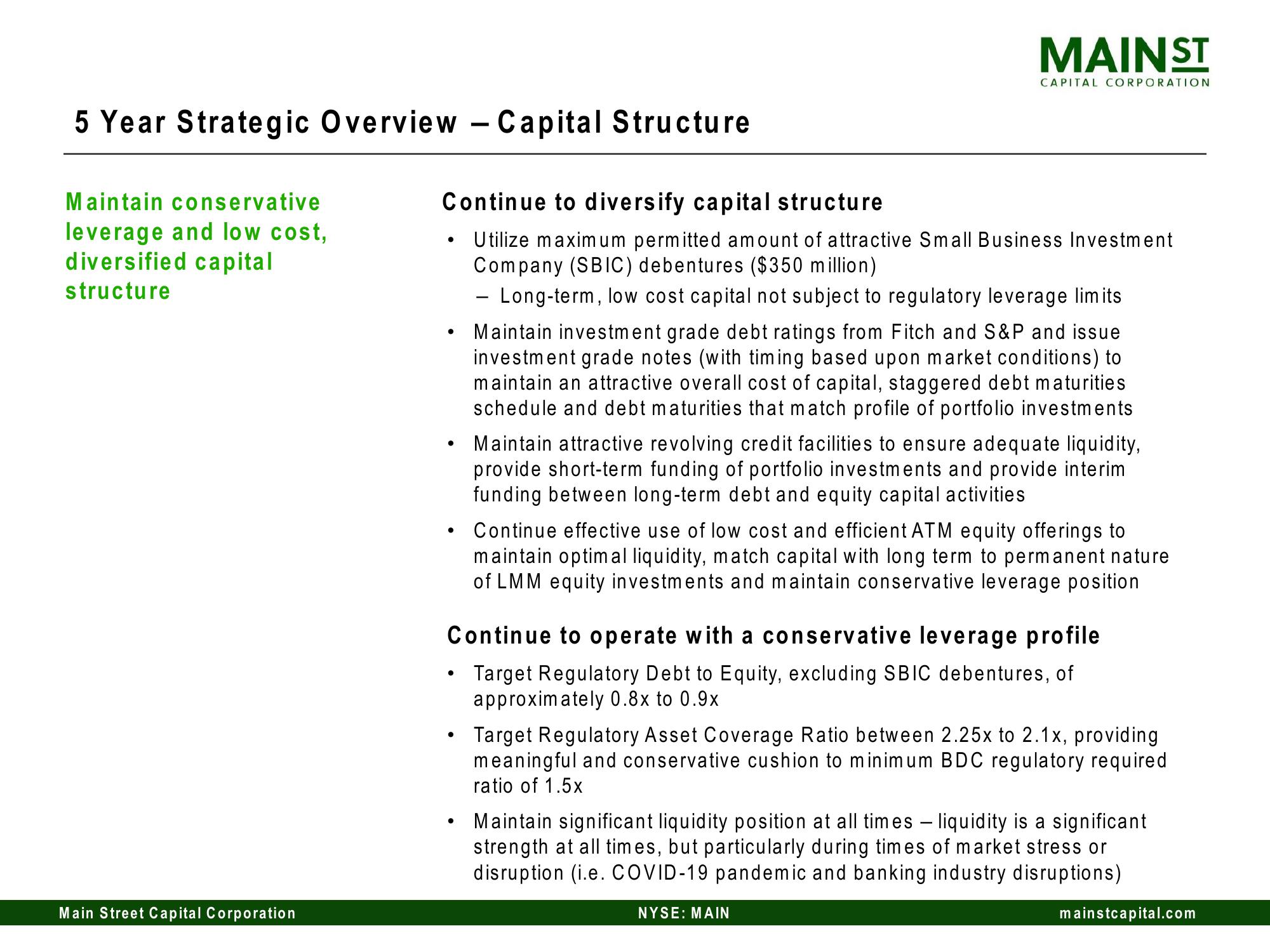 Main Street Capital Investor Day Presentation Deck slide image #150