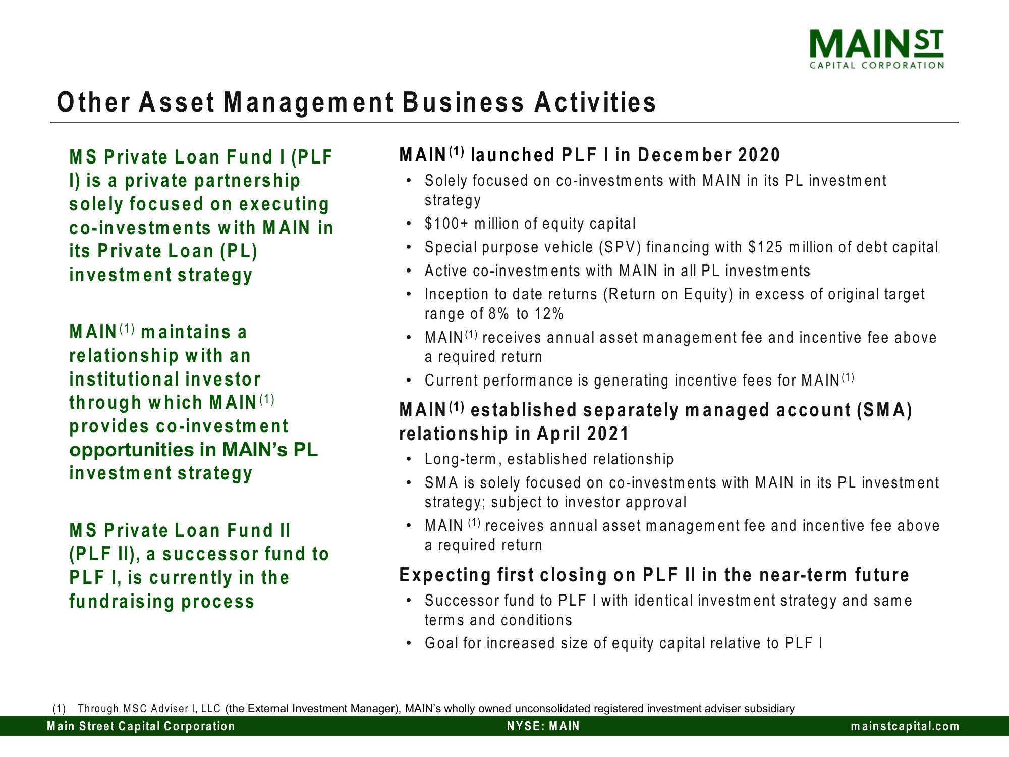 Main Street Capital Investor Day Presentation Deck slide image #136