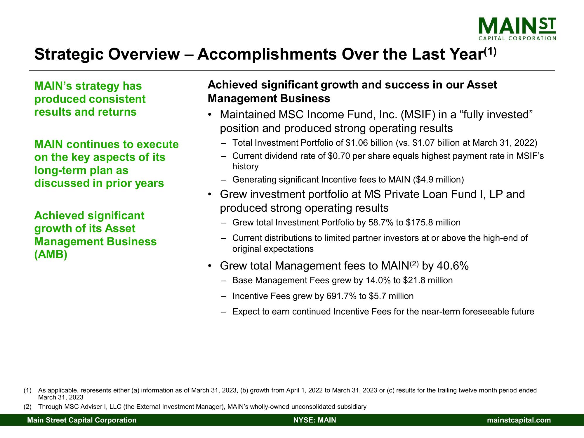 Main Street Capital Investor Day Presentation Deck slide image #29