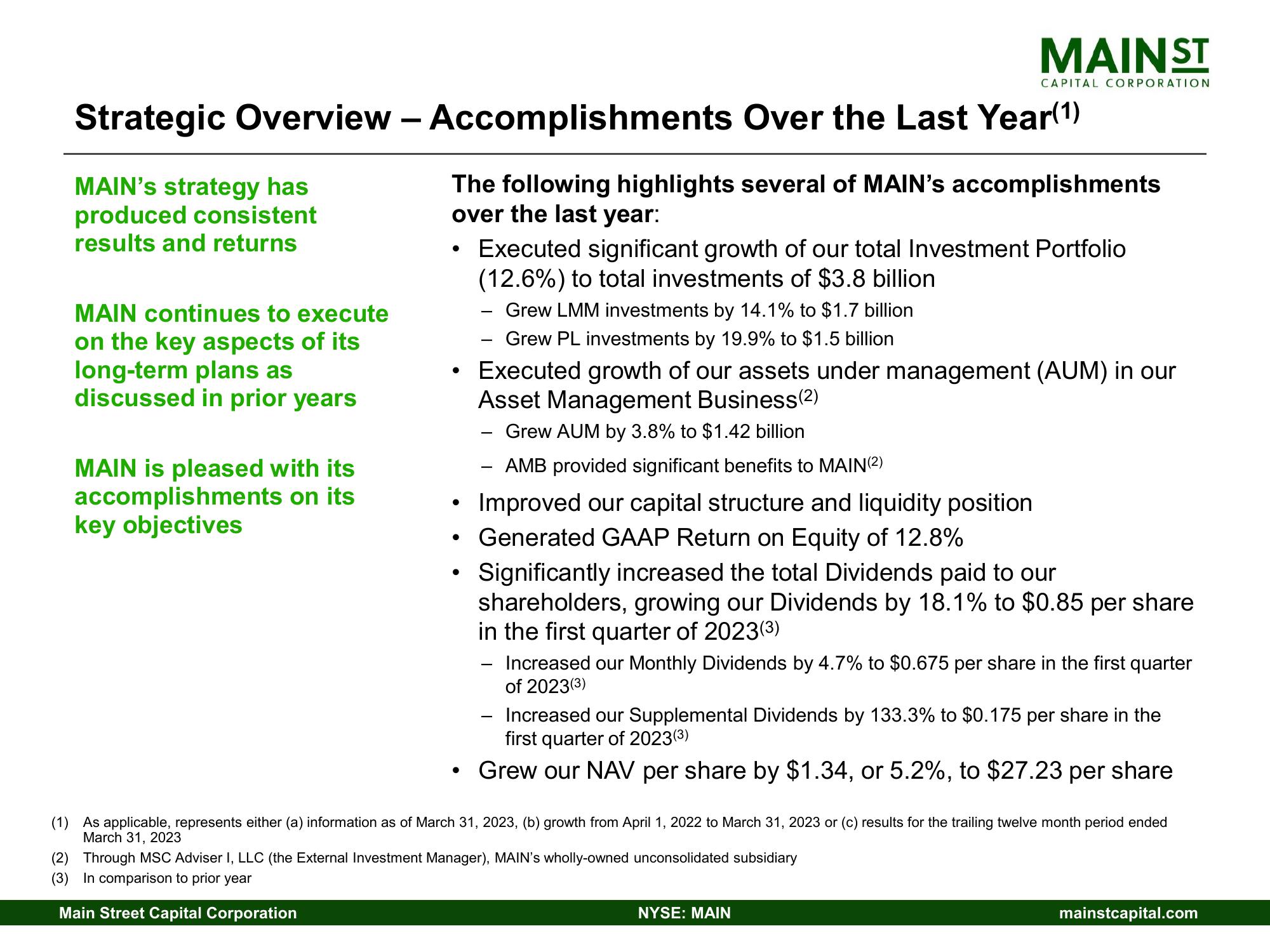 Main Street Capital Investor Day Presentation Deck slide image #26