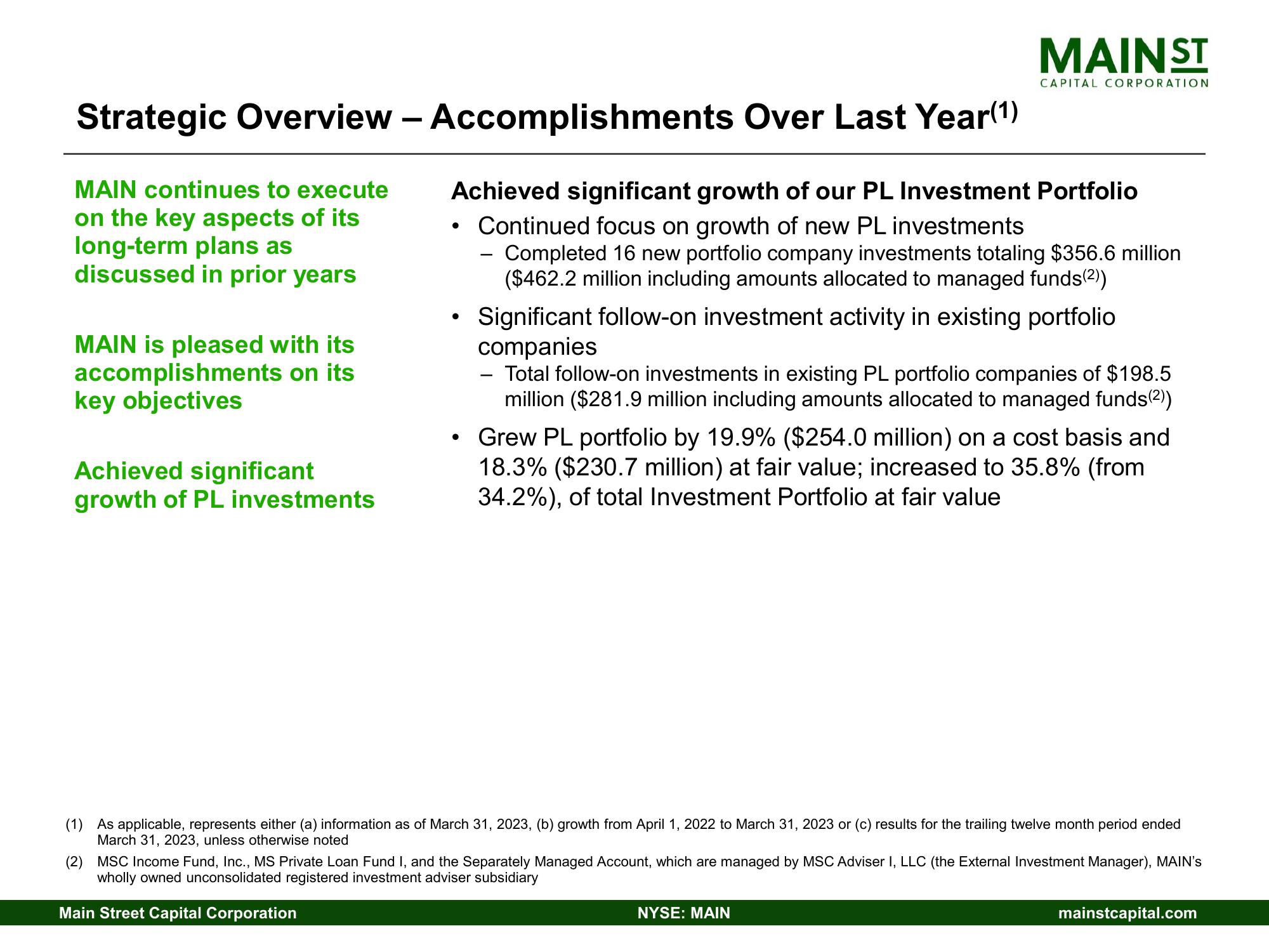 Main Street Capital Investor Day Presentation Deck slide image #28