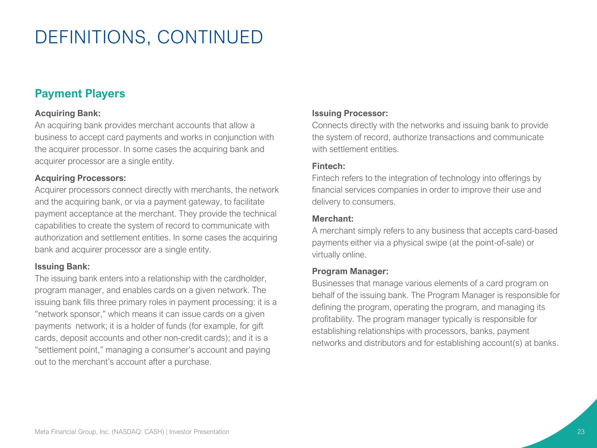 Pathward Financial Investor Presentation Deck slide image #23