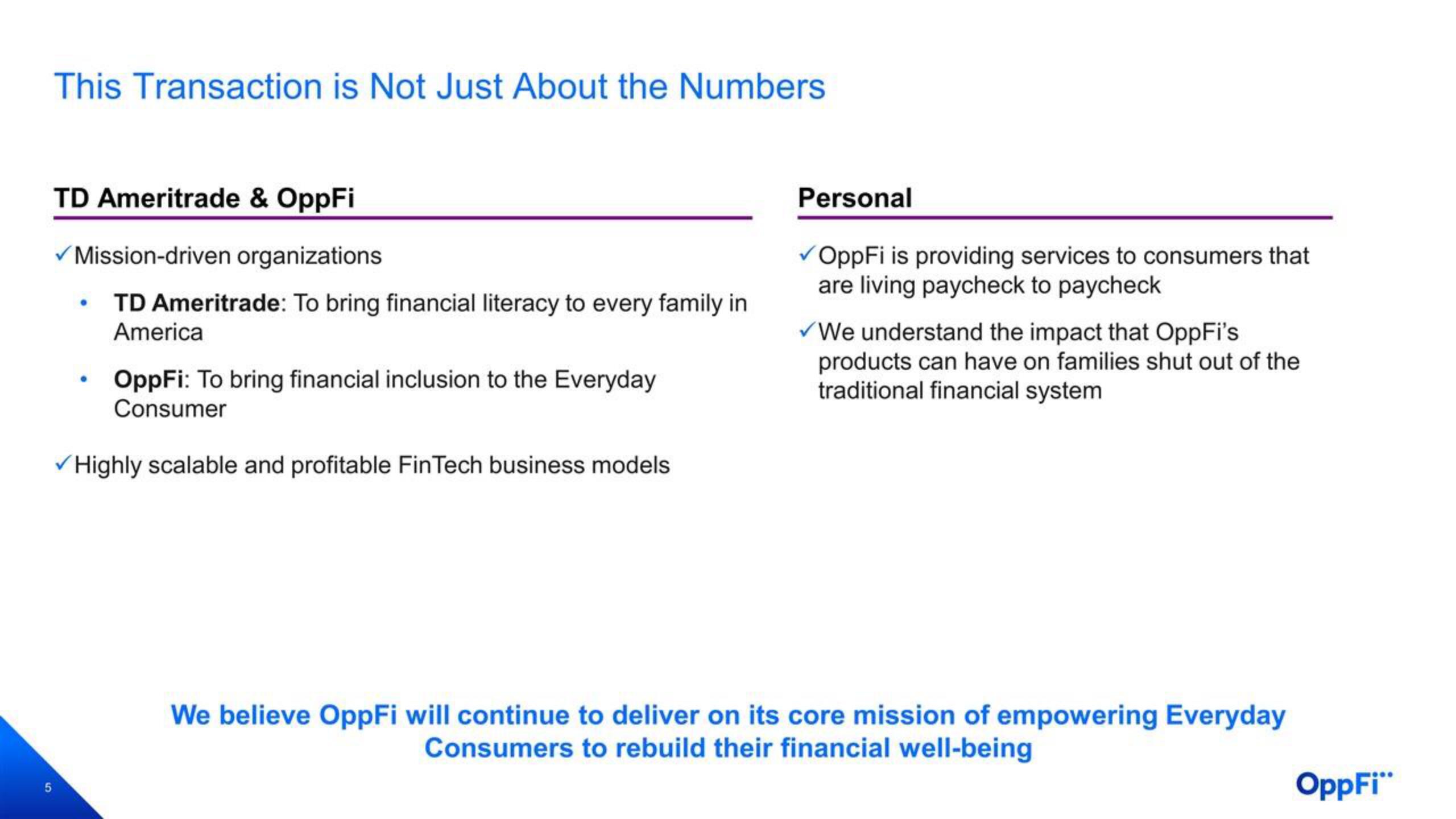 OppFi SPAC Presentation Deck slide image #6