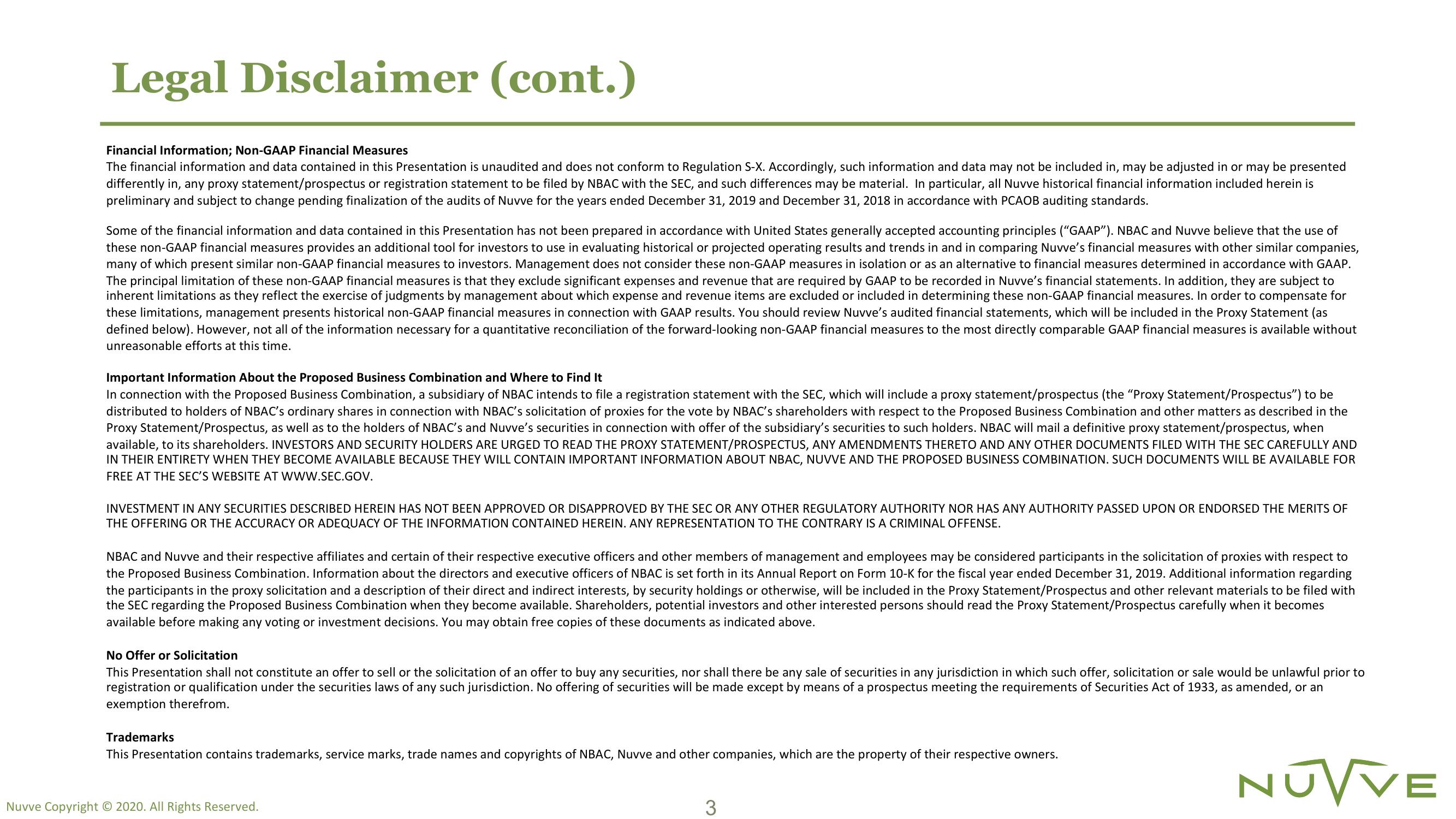 Nuvve SPAC Presentation Deck slide image #3