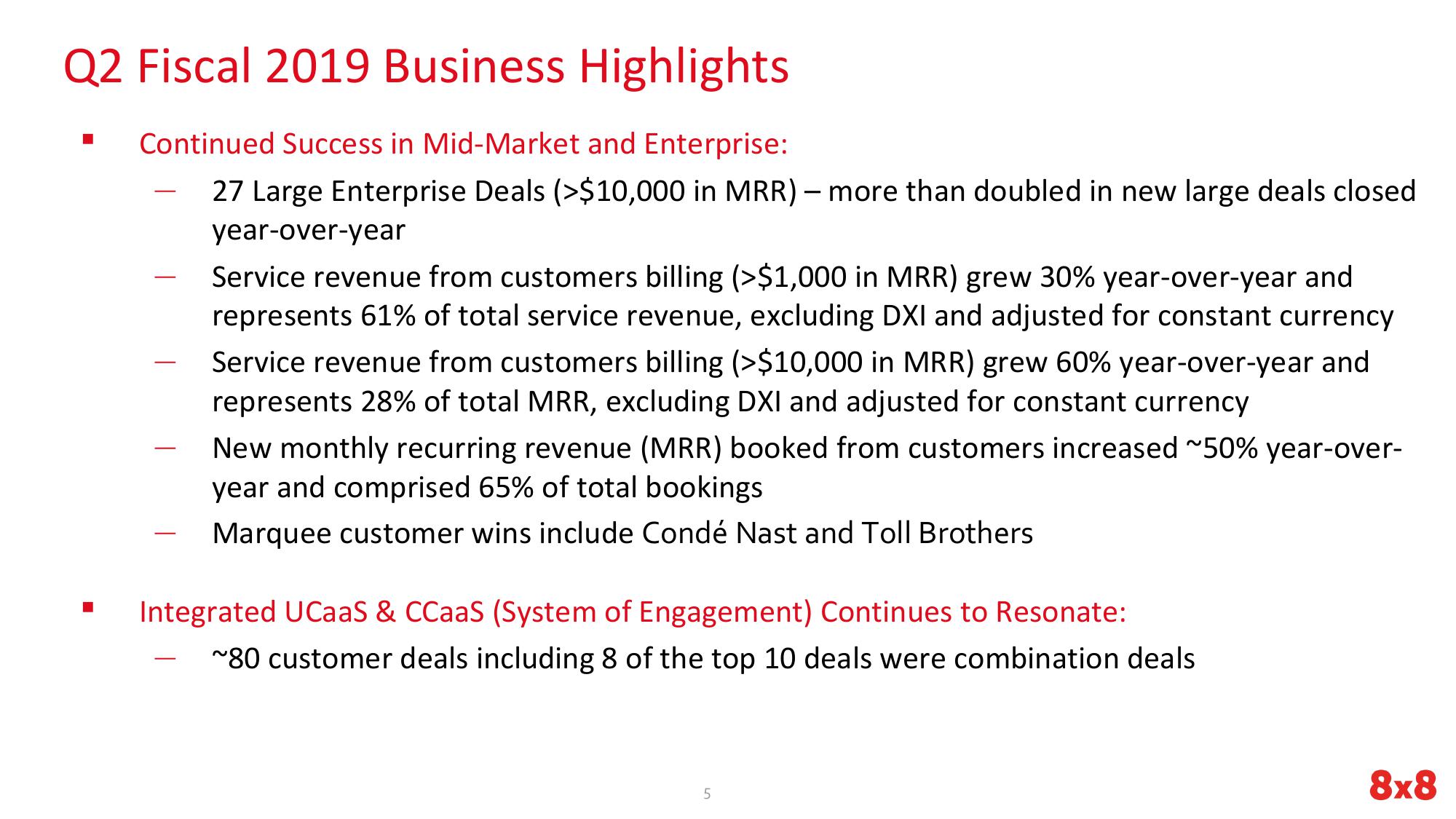 Second Quarter Fiscal 2019 Earnings slide image #5