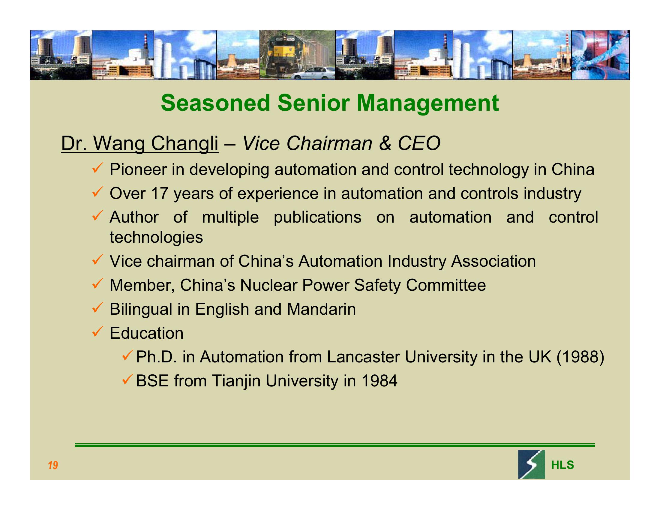 The Leading Integrated Automation Control Systems Company in China slide image #19