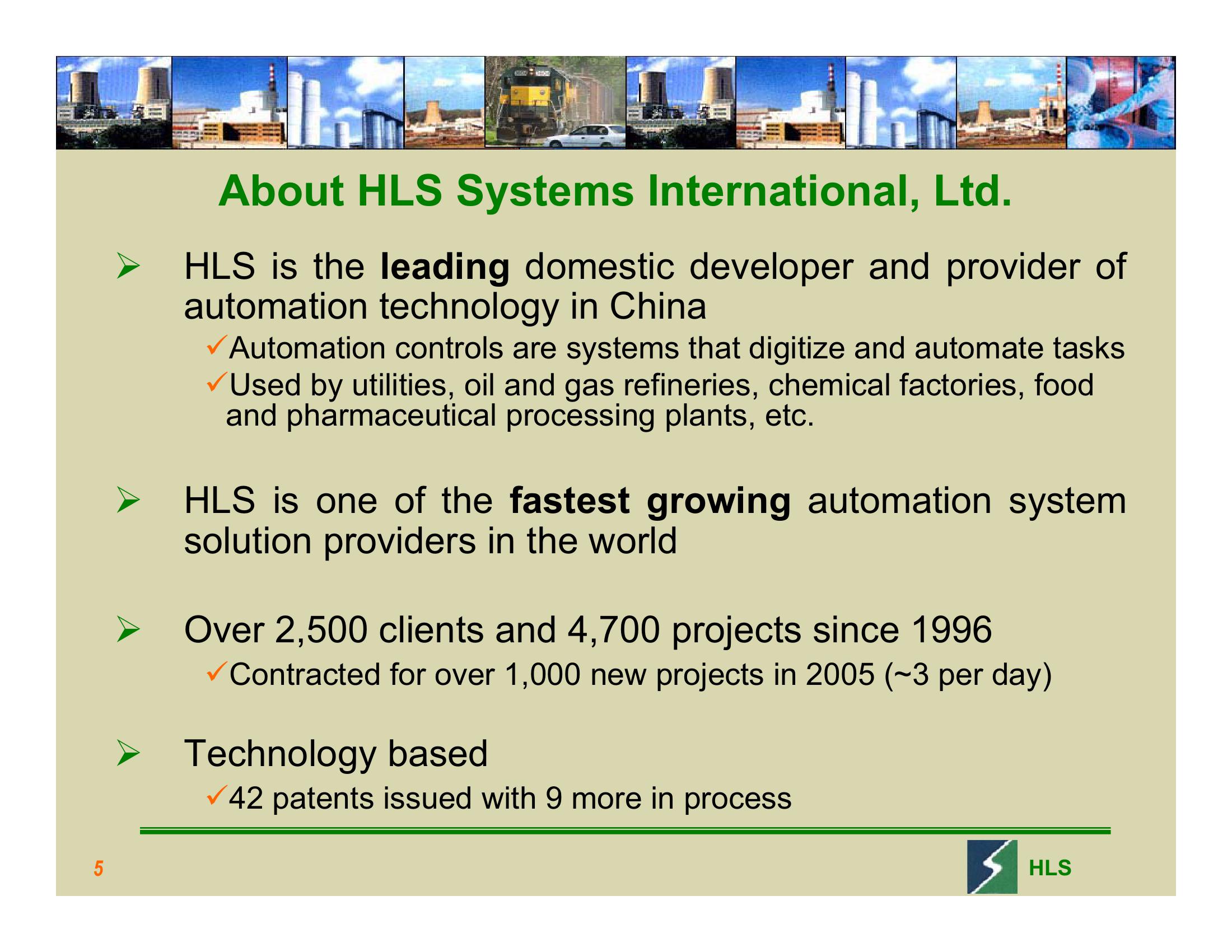 The Leading Integrated Automation Control Systems Company in China slide image #5