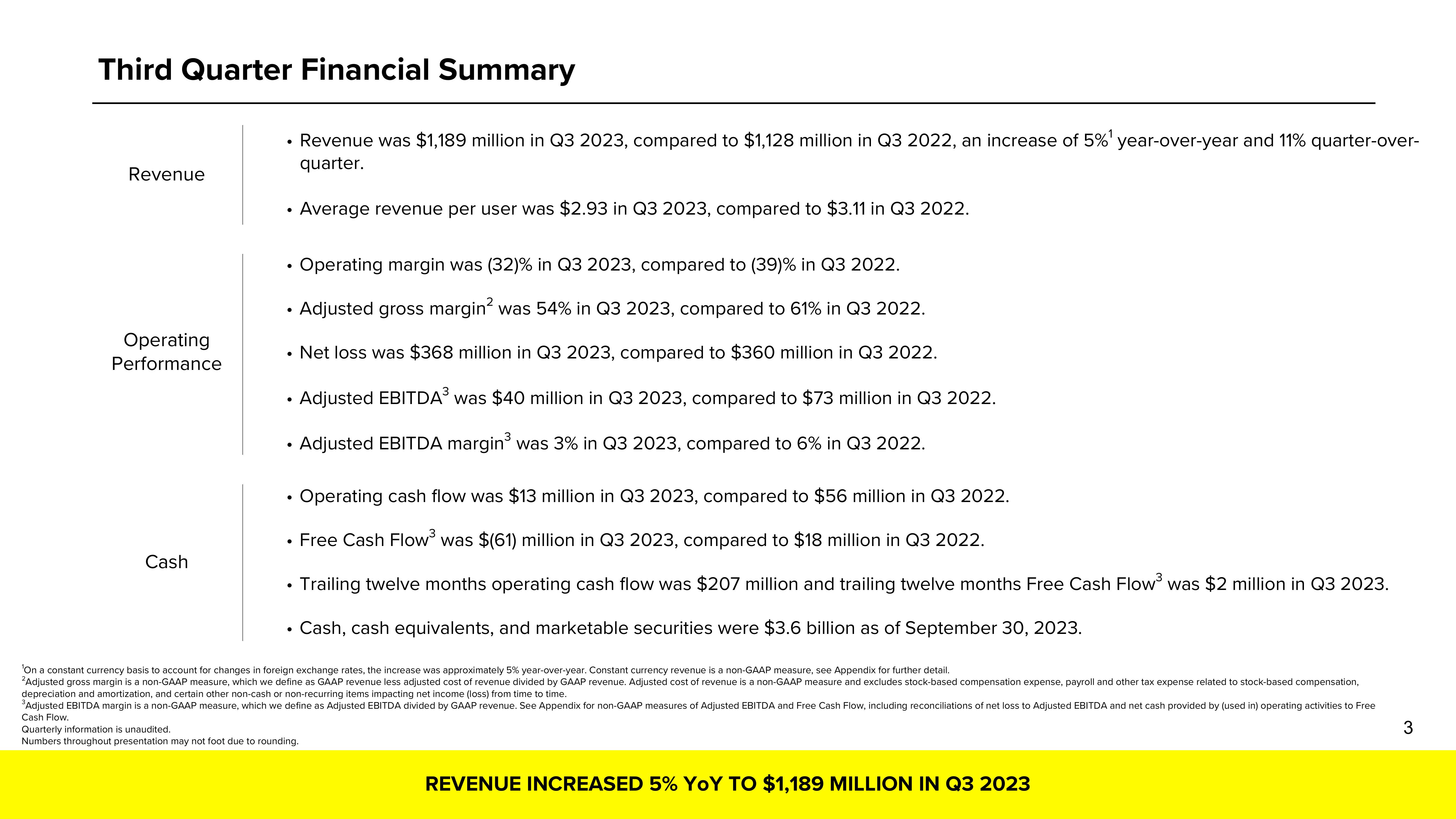 Snap Inc Results Presentation Deck slide image #3