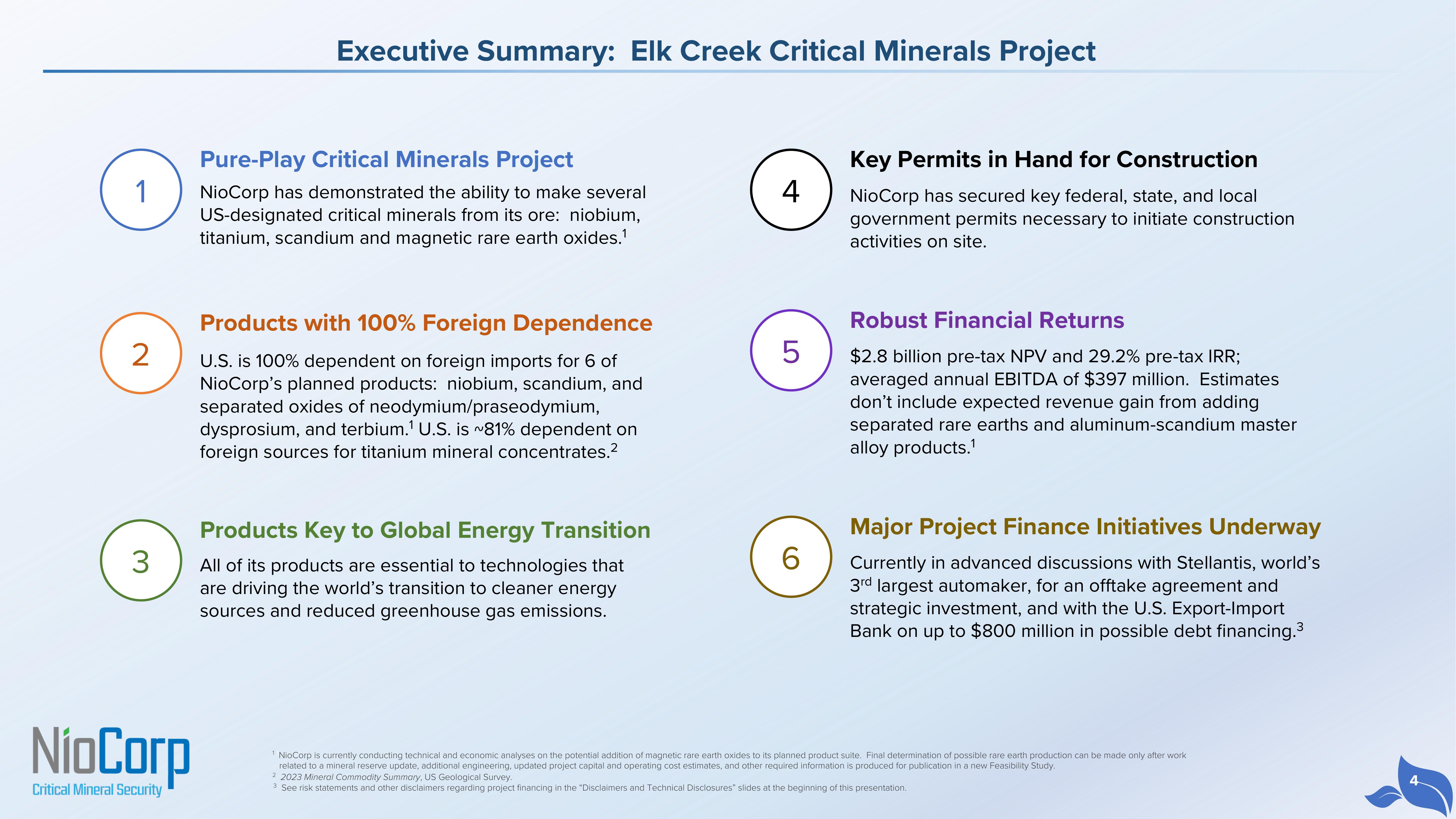 NioCorp Investor Presentation Deck slide image #4