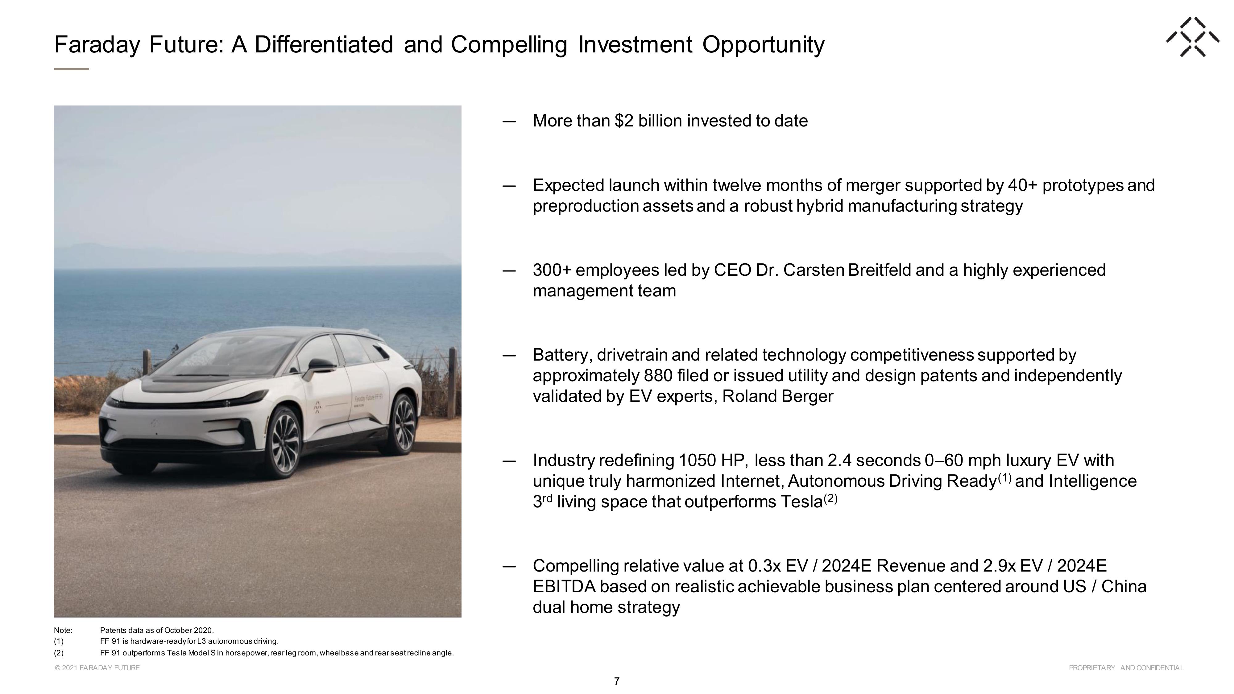 Faraday Future SPAC Presentation Deck slide image #7