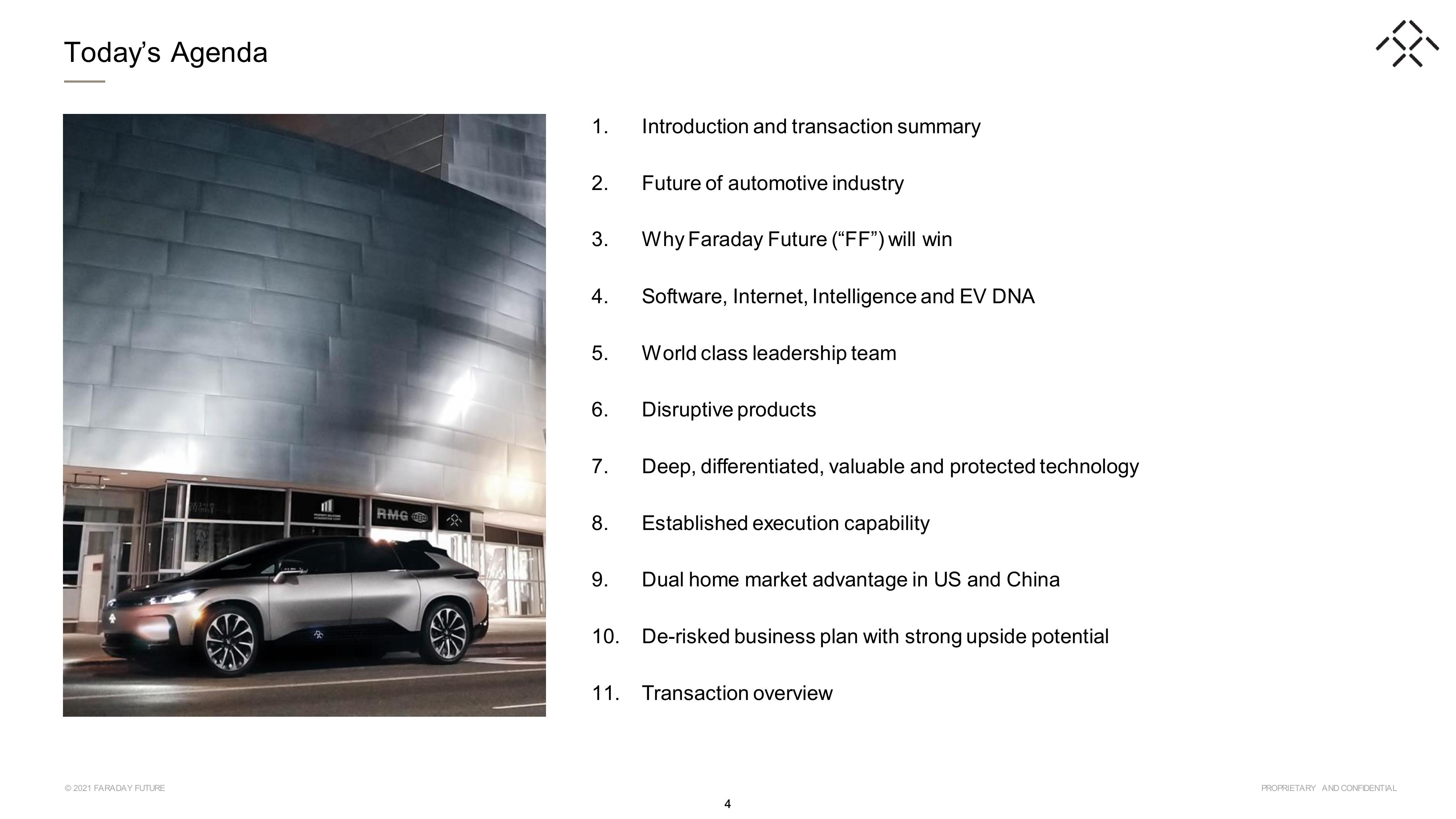 Faraday Future SPAC Presentation Deck slide image #4