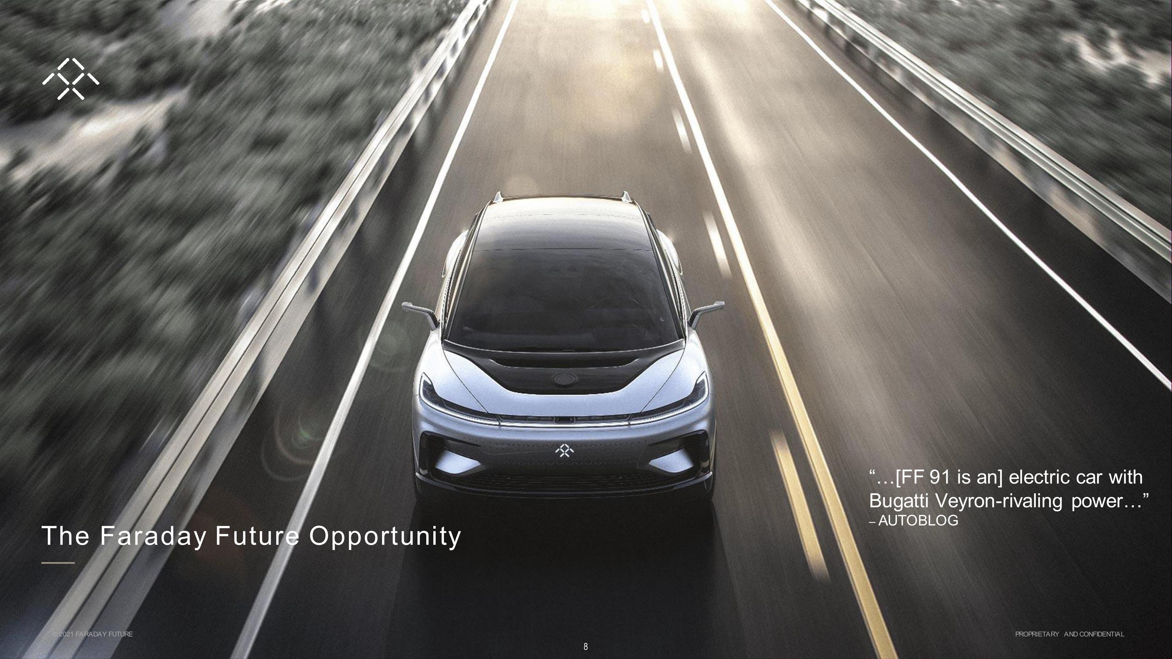 Faraday Future SPAC Presentation Deck slide image #8