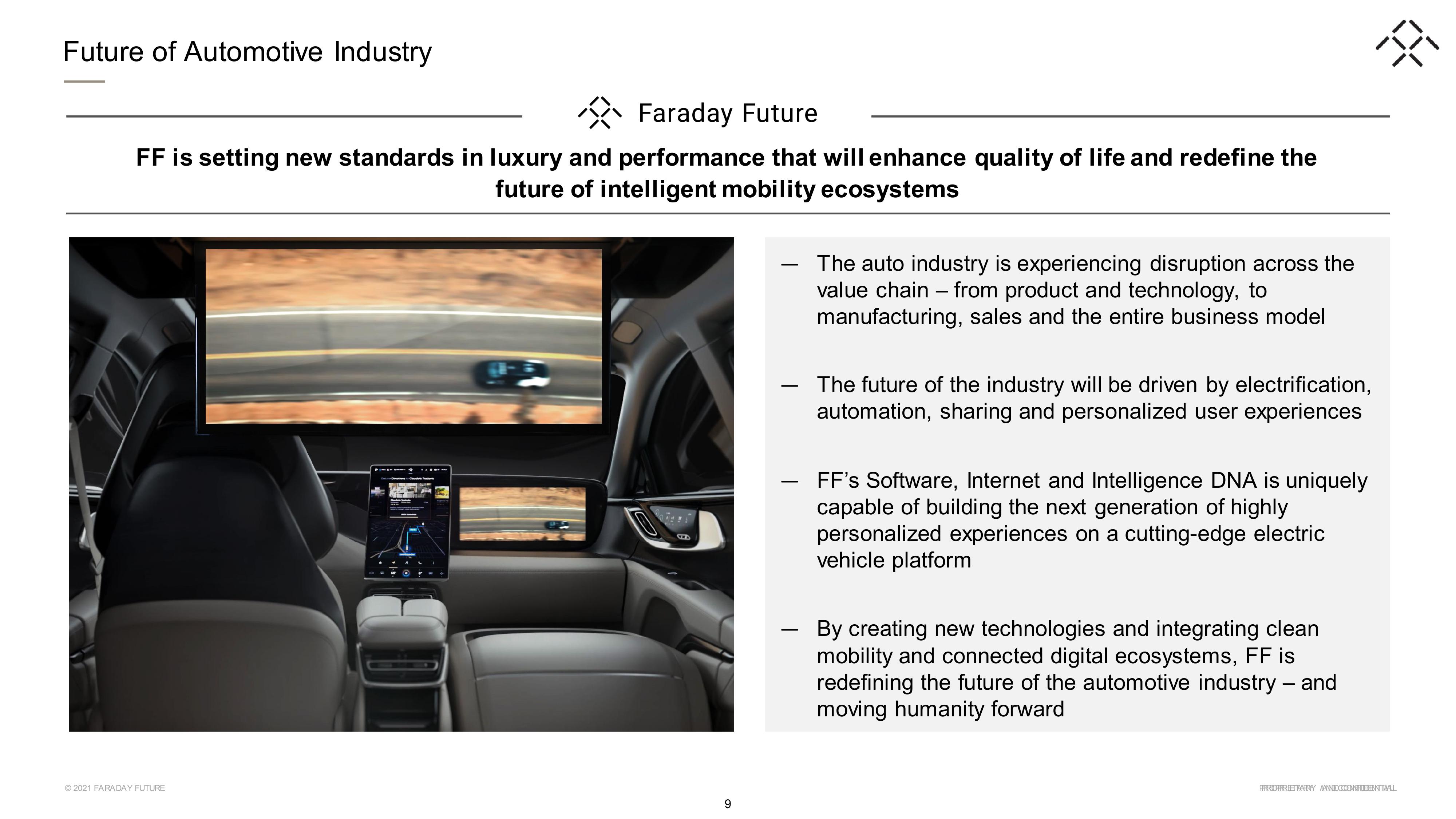 Faraday Future SPAC Presentation Deck slide image #9