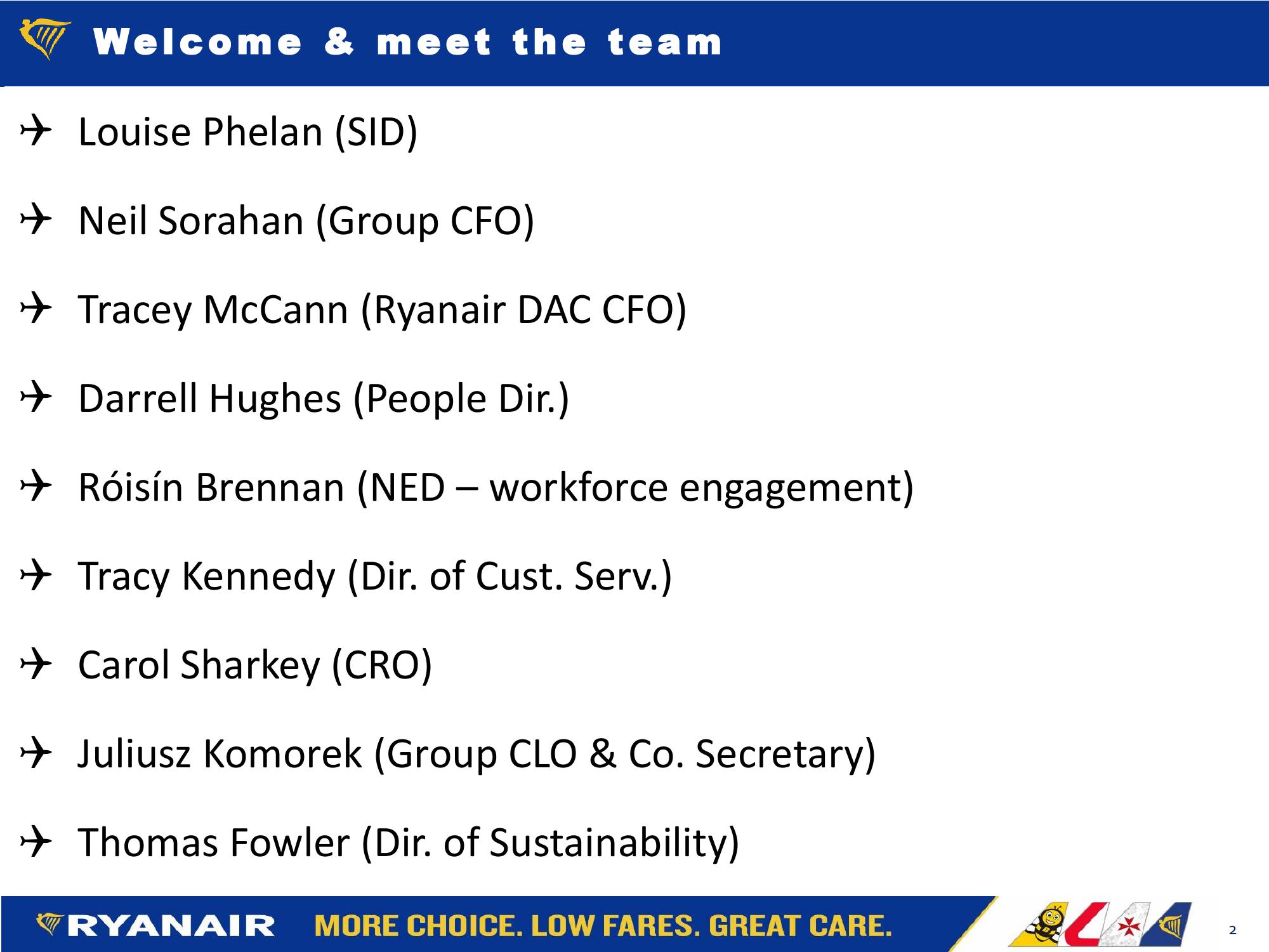 Ryanair Shareholder Forum  slide image #2