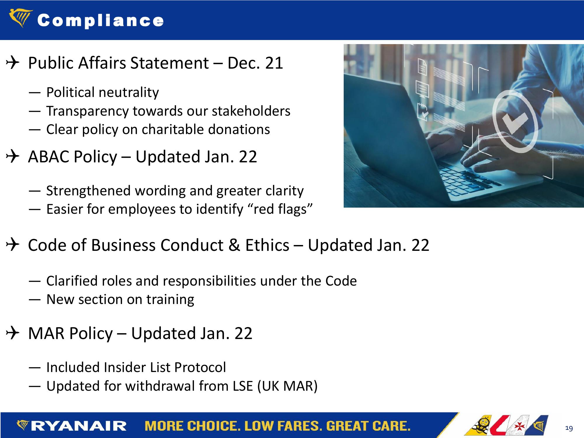 Ryanair Shareholder Forum  slide image #19